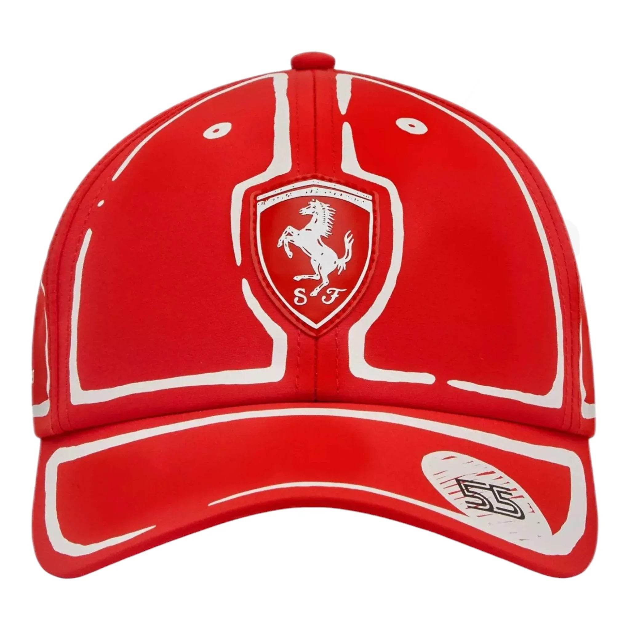 Scuderia Ferrari Carlos Sainz Puma baseball hat - Joshua Vides - Dash Racegear Store