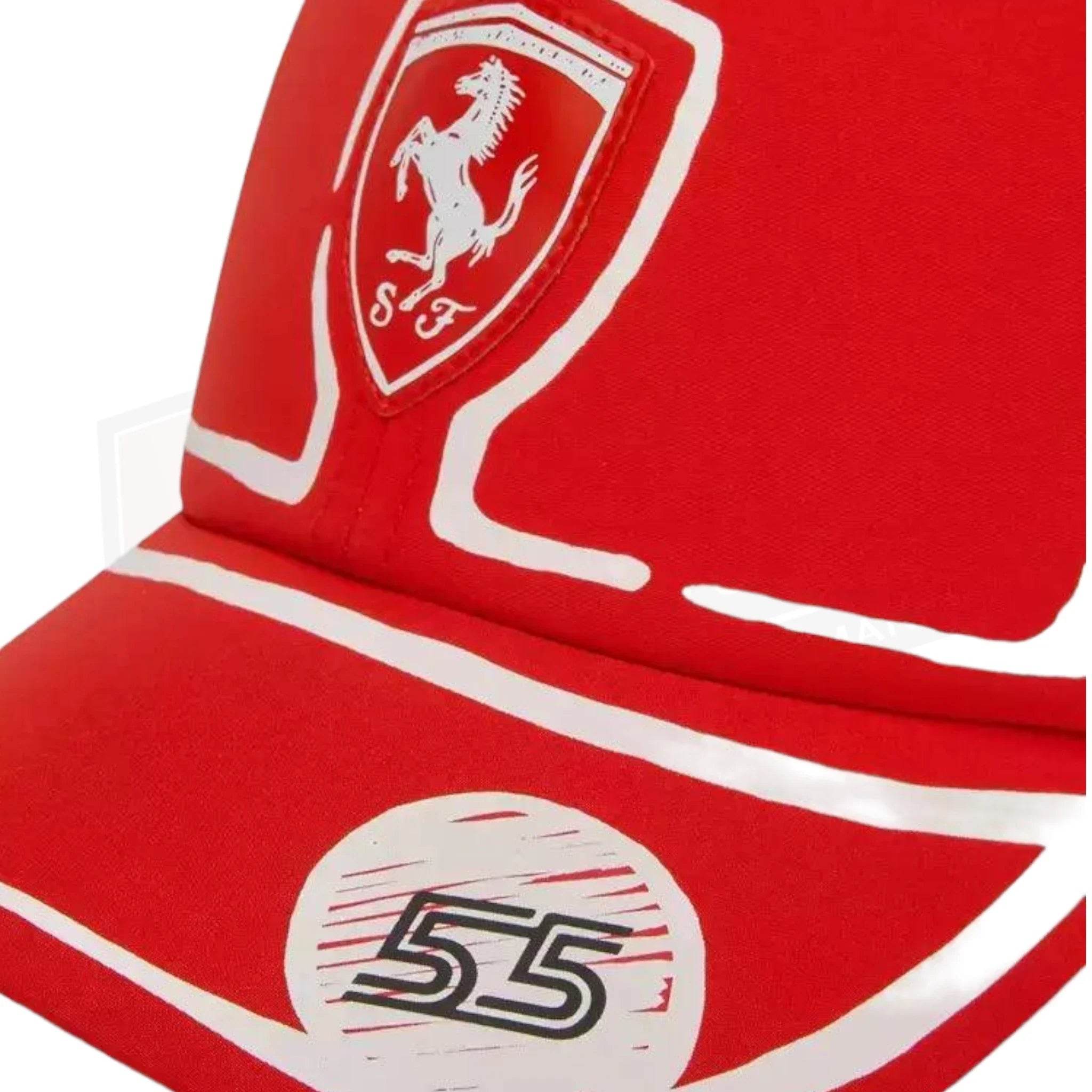 Scuderia Ferrari Carlos Sainz Puma baseball hat - Joshua Vides - Dash Racegear Store
