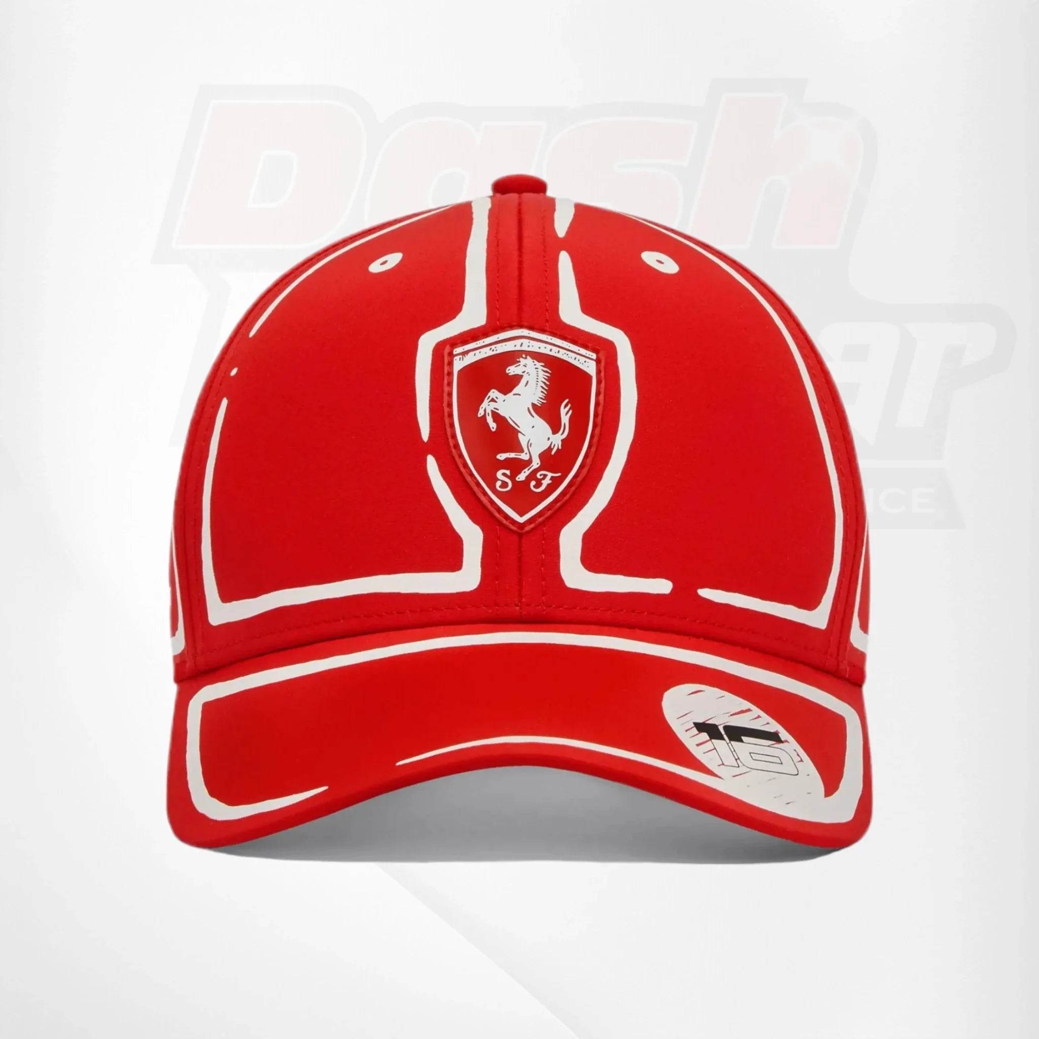 Scuderia Ferrari Charles Leclerc Puma baseball hat - Joshua Vides - Dash Racegear Store