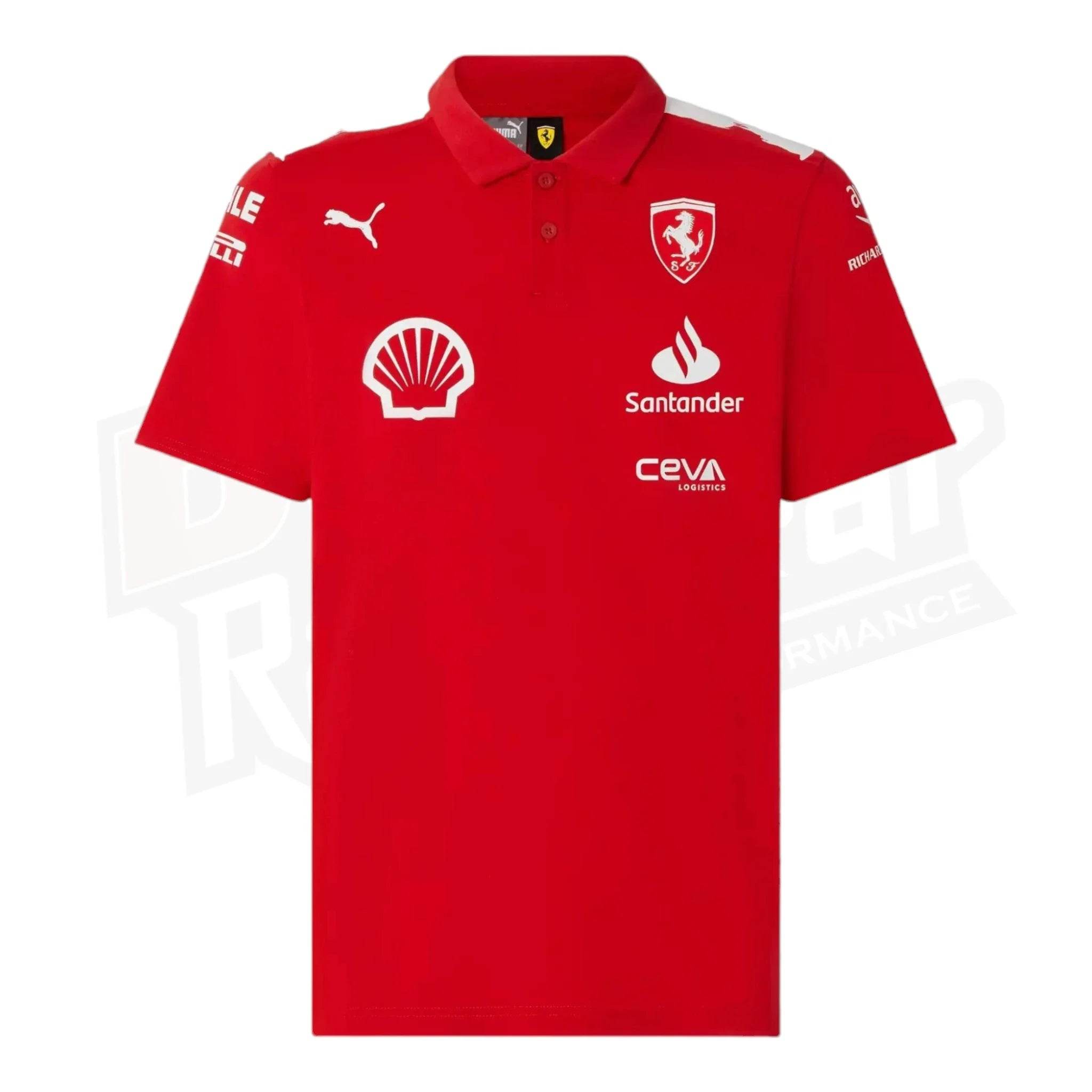 Scuderia Ferrari Puma Team polo shirt - Joshua Vides - Dash Racegear Store