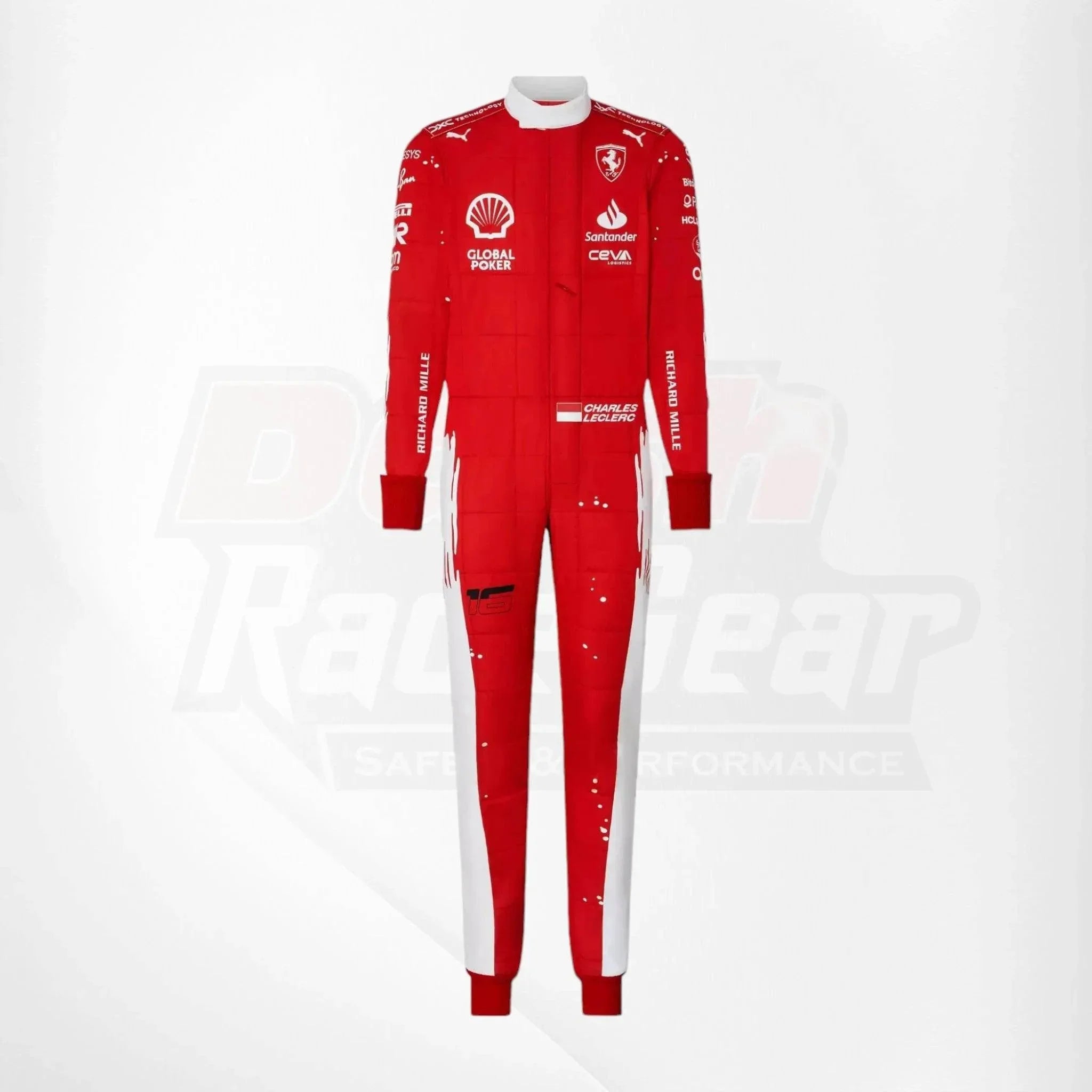 Scuderia Ferrari Race Suit Charles Leclerc & Carlos Sainz Jr - 2023 Las Vegas GP special edition Charles Leclerc