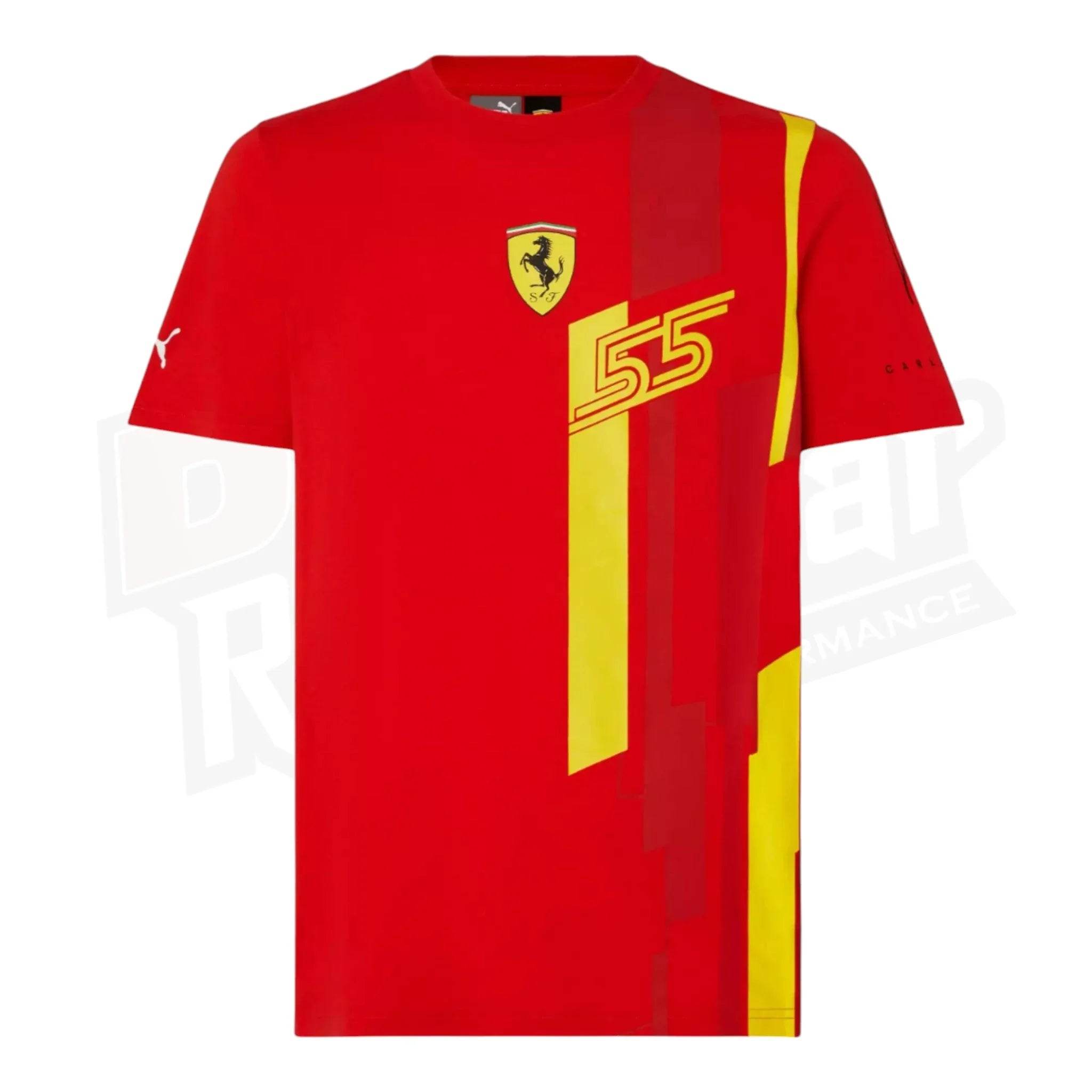 Scuderia Ferrari Team Carlos Sainz Replica T-shirt - Barcelona Special Edition - Dash Racegear Store