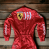 Sebastian Vettel Ferrari Mission Winnow F1 Embroidered Racing Suit - Dash Racegear Store