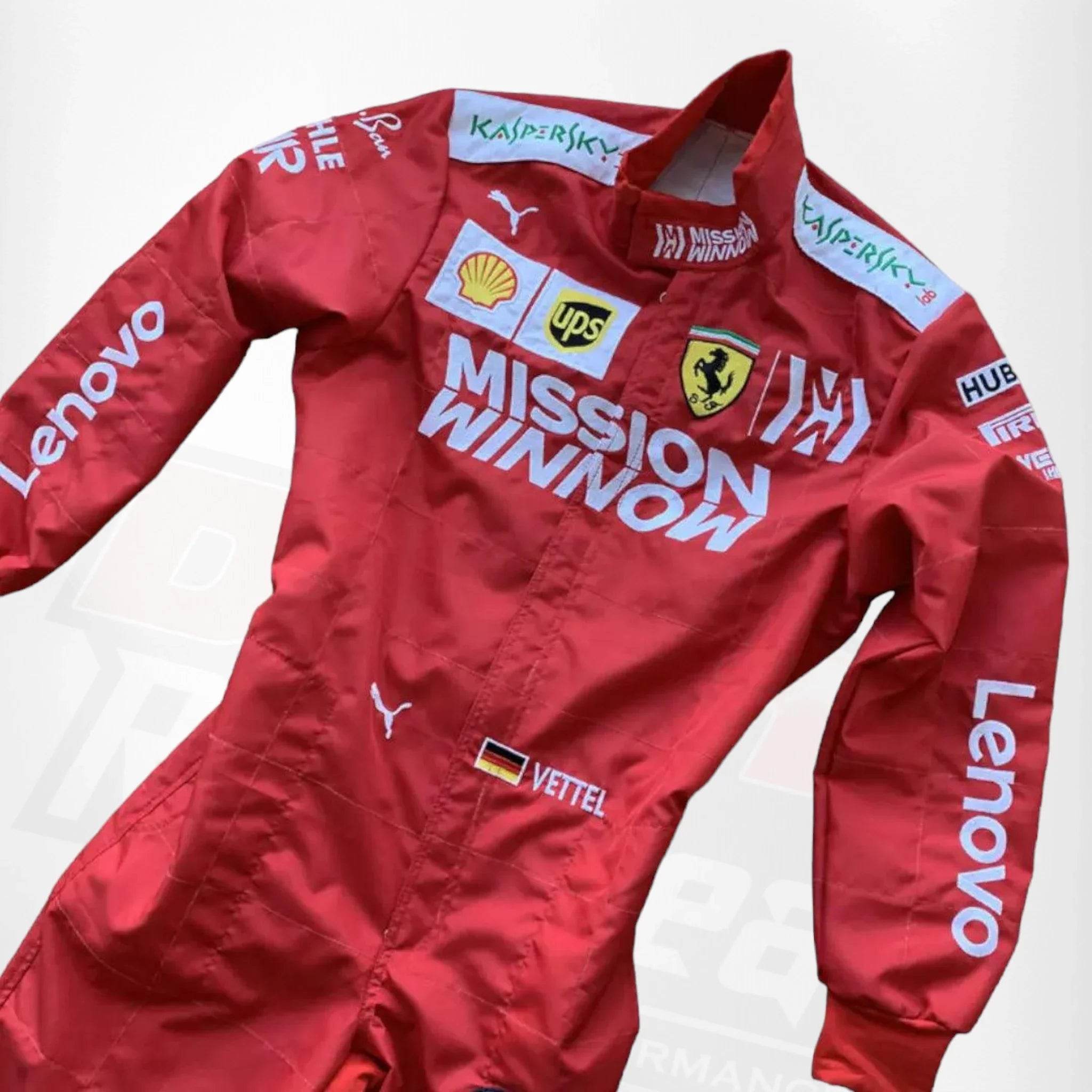 Sebastin Vettel 2019 MISSION WINNOW Replica Race Suit - Dash Racegear Store