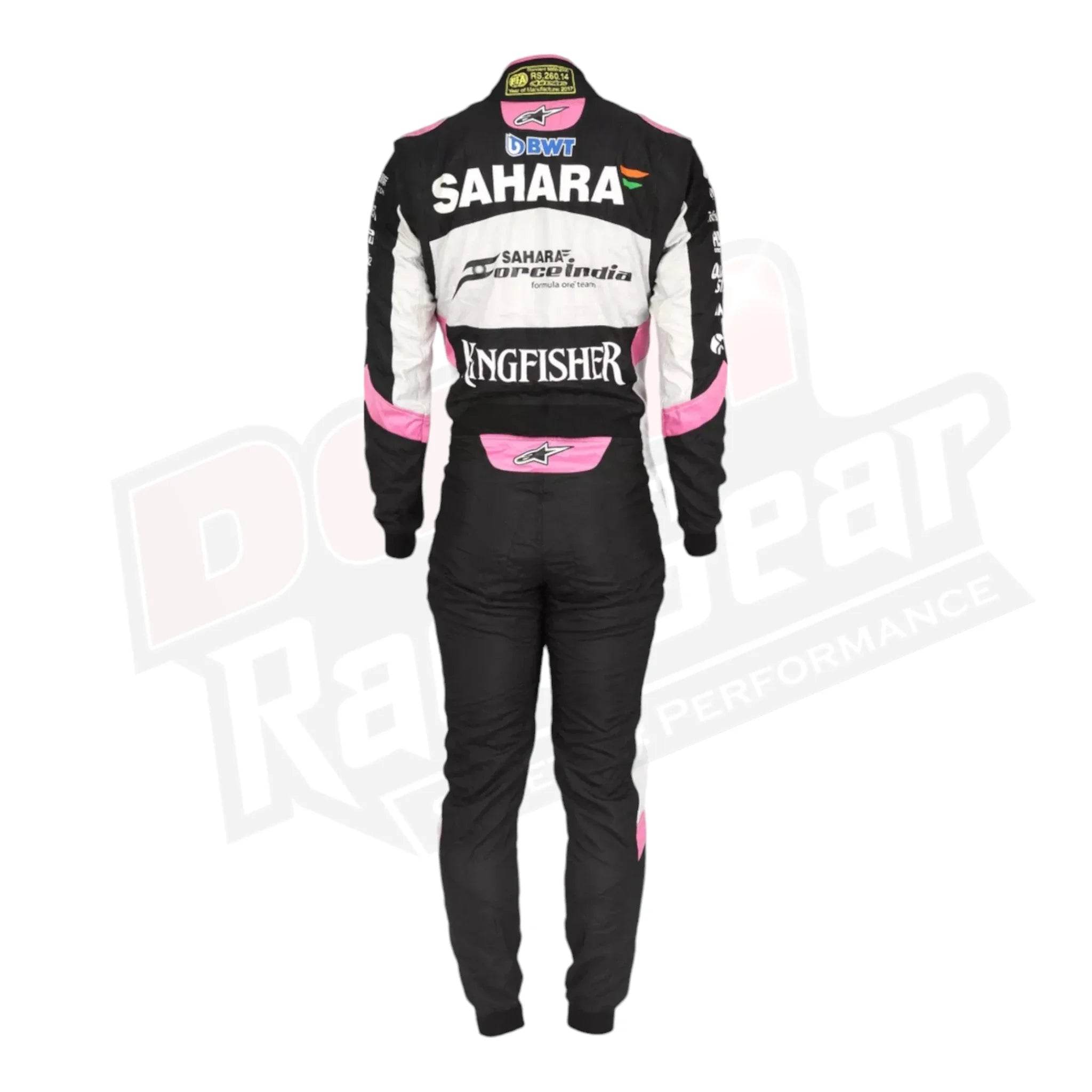Sergio Pérez 2017 Sahara Force India F1 Team Race Suit - Dash Racegear Store