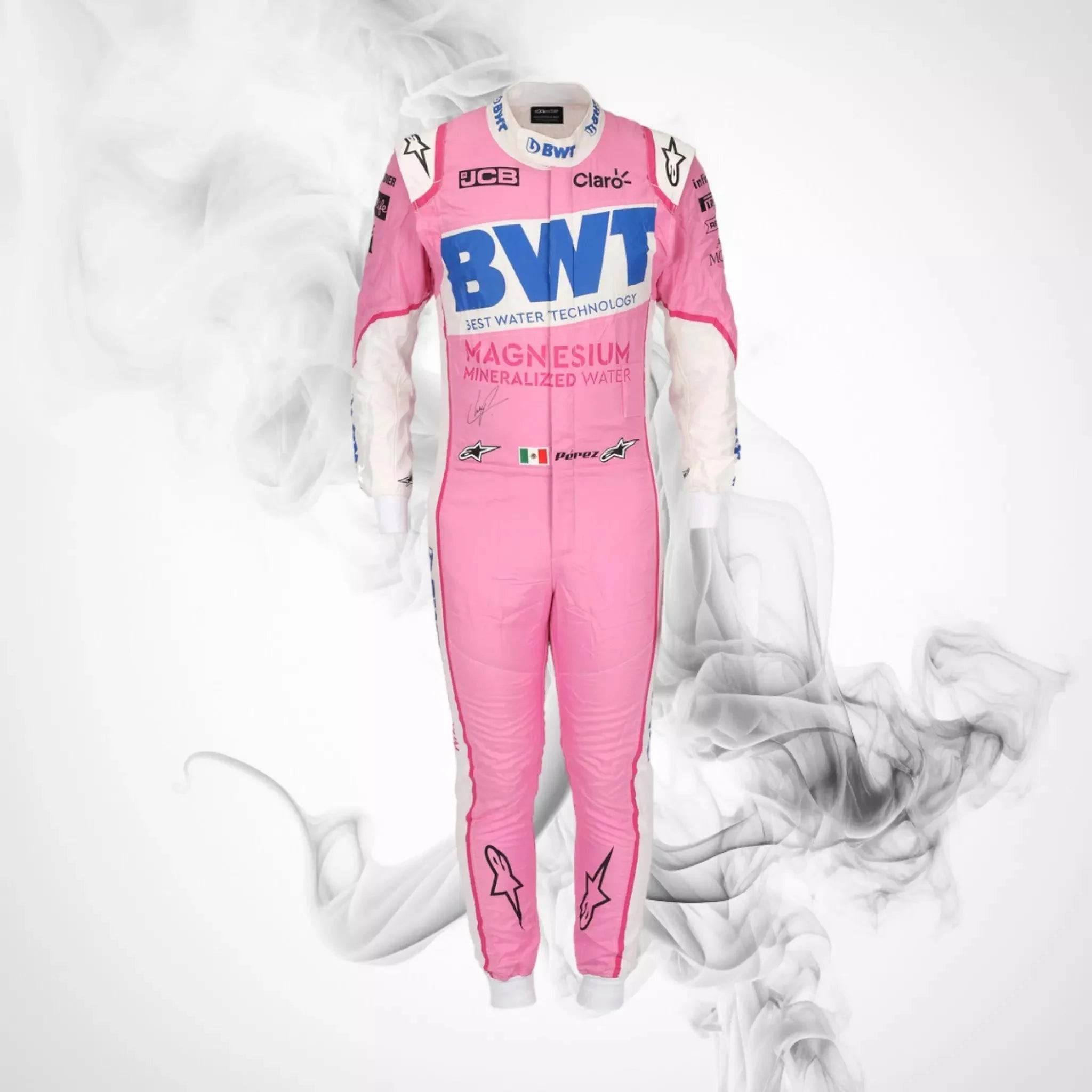 Sergio Pérez 2020 BWT Racing Point F1 Team Race Suit - Dash Racegear Store