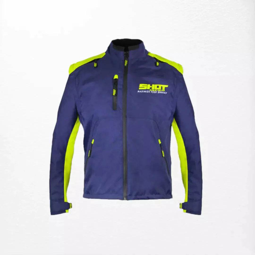 Shot Contact Enduro Jacket Blue-Neon Yellow - Dash Racegear Store