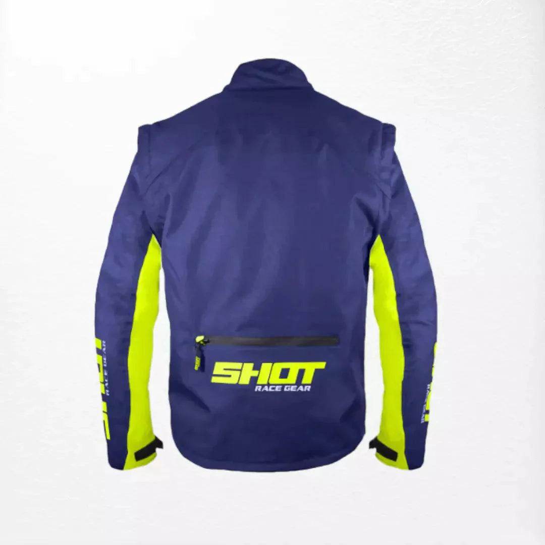 Shot Contact Enduro Jacket Blue-Neon Yellow - Dash Racegear Store