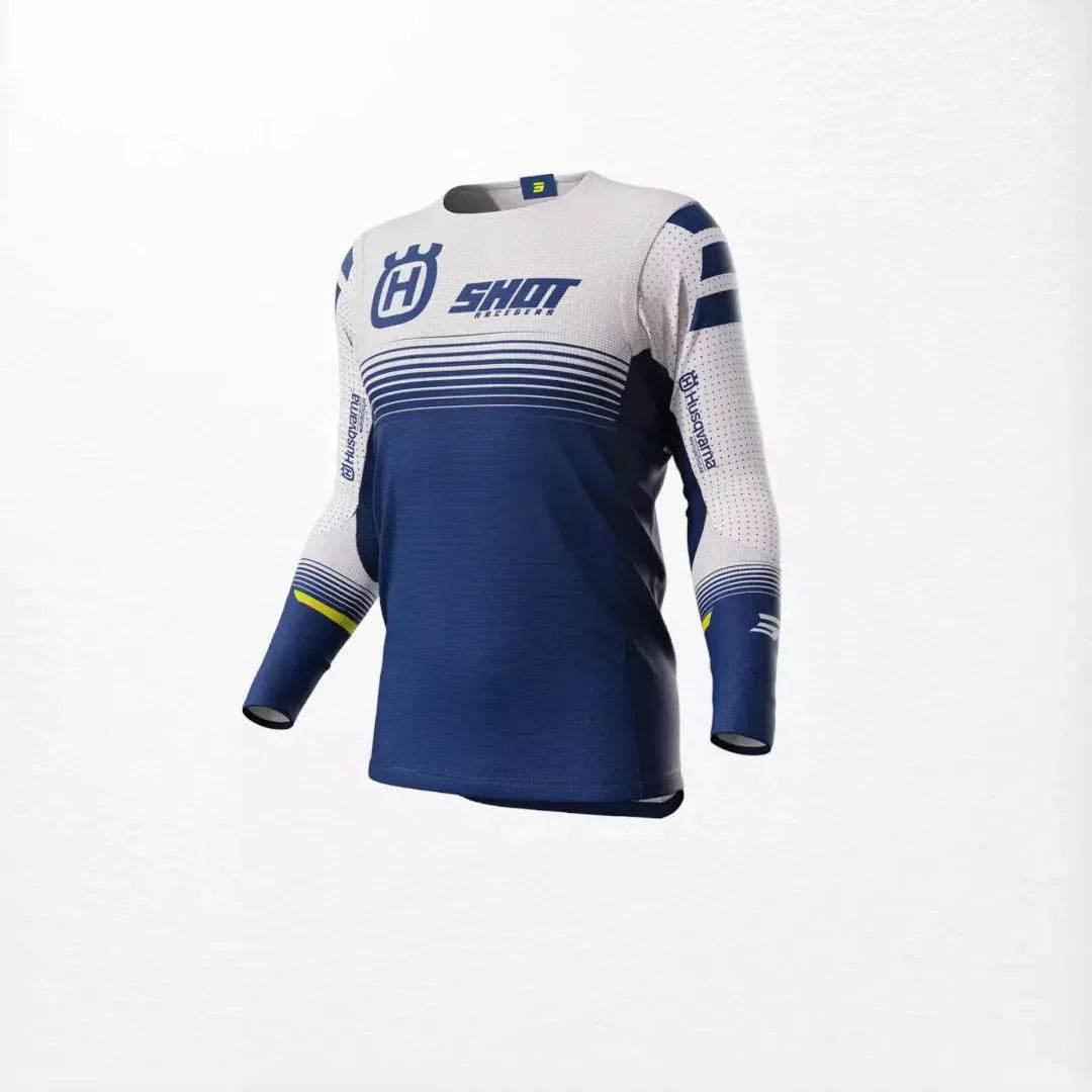 Shot Husqvarna Limited Edition 2023 MX Jersey Blue - Dash Racegear Store