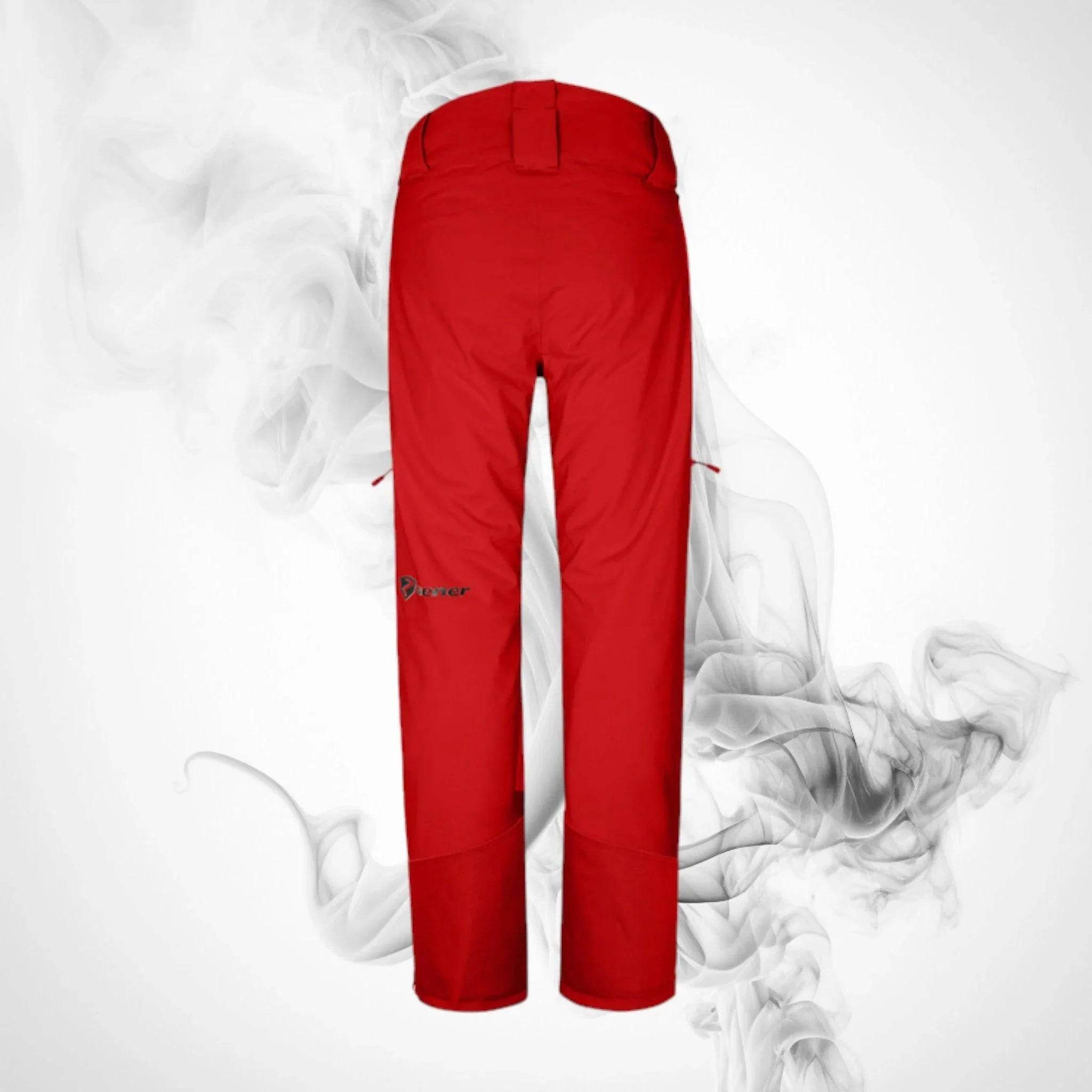 Ski Man ZIENER Temmo Full-Zip pants Red - Dash Racegear Store