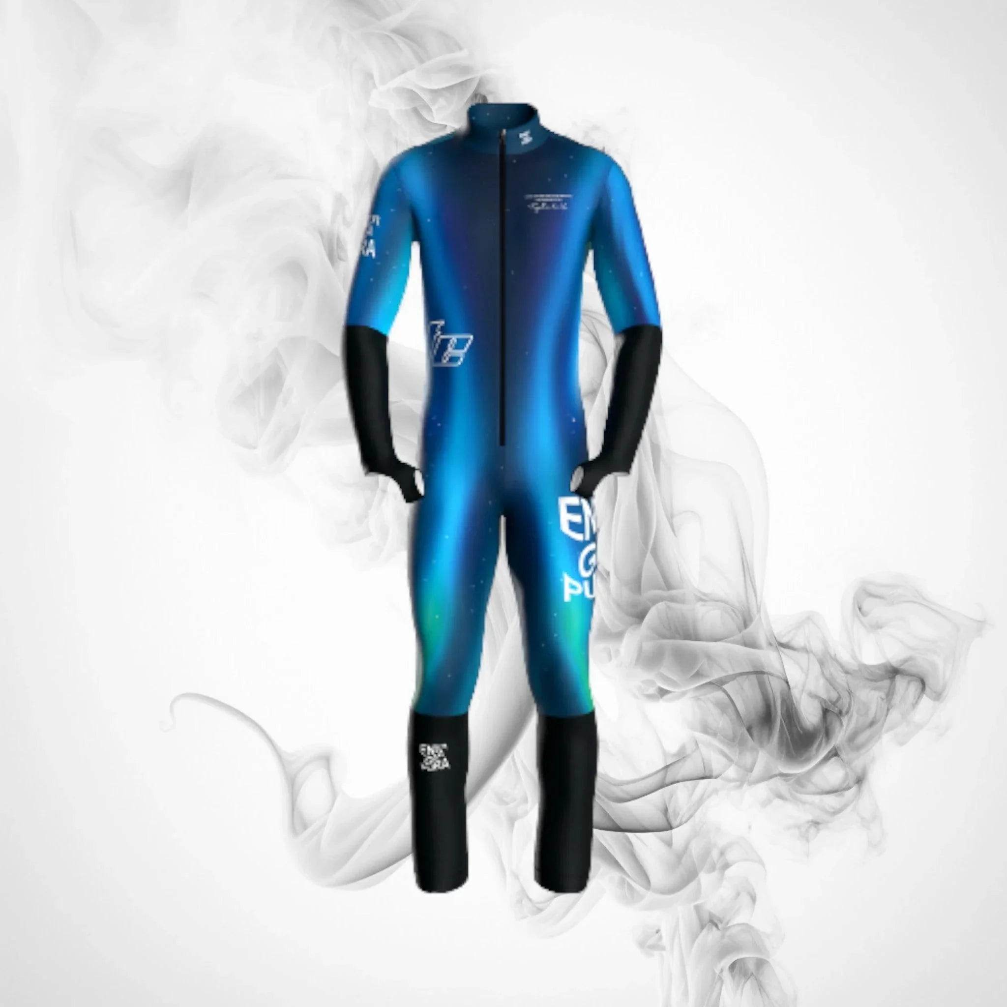 Ski Race Suit ENERGIAPURA Aurora Blue Junior - Dash Racegear Store