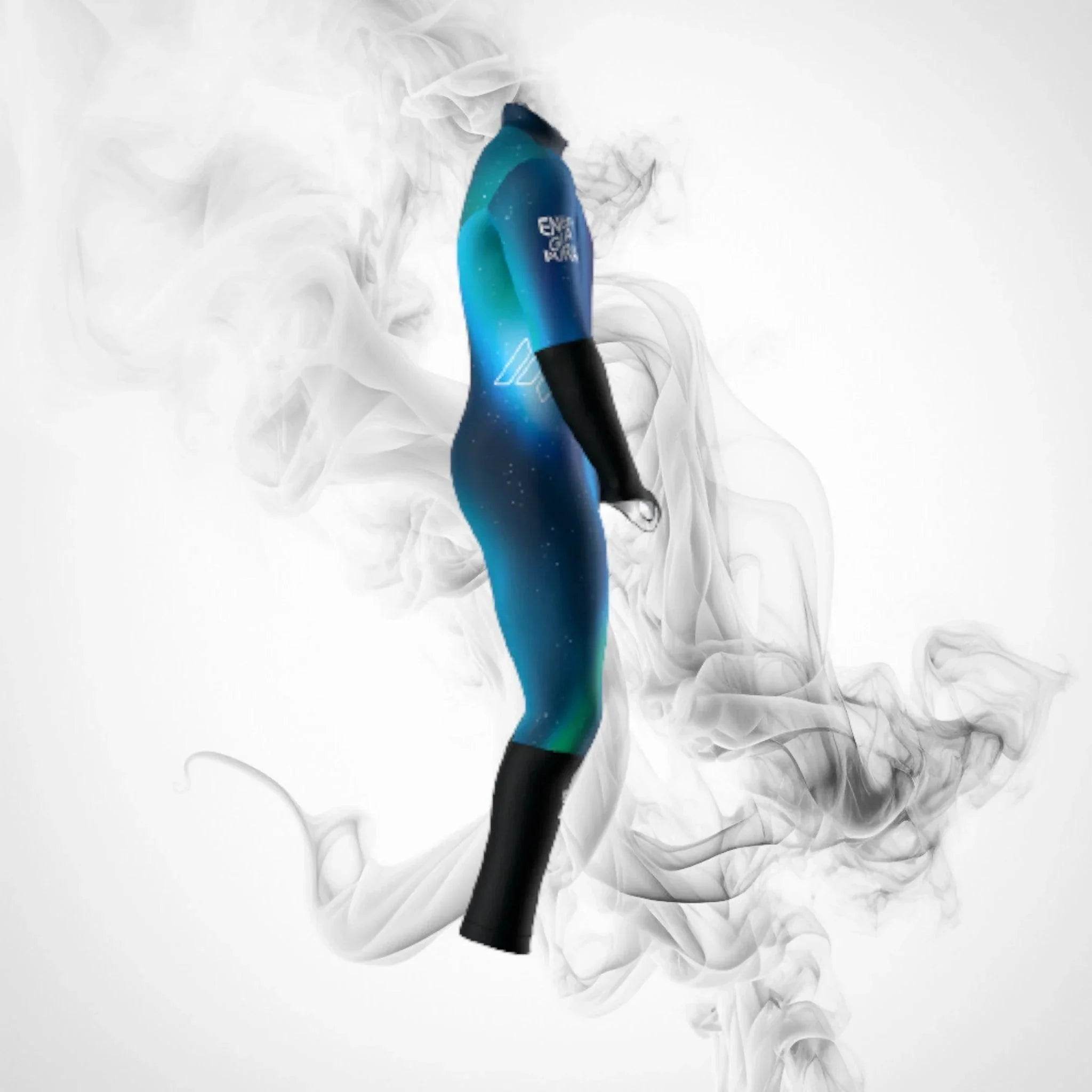 Ski Race Suit ENERGIAPURA Aurora Blue Junior - Dash Racegear Store