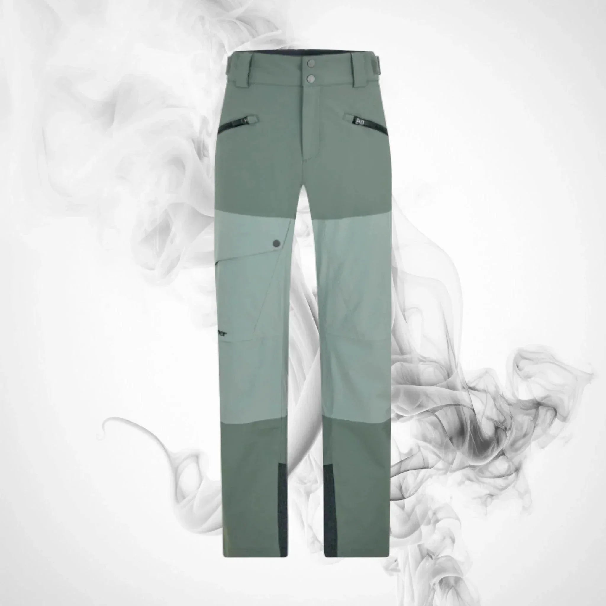 Ski pants Ziener Tiffin Man Green Mud