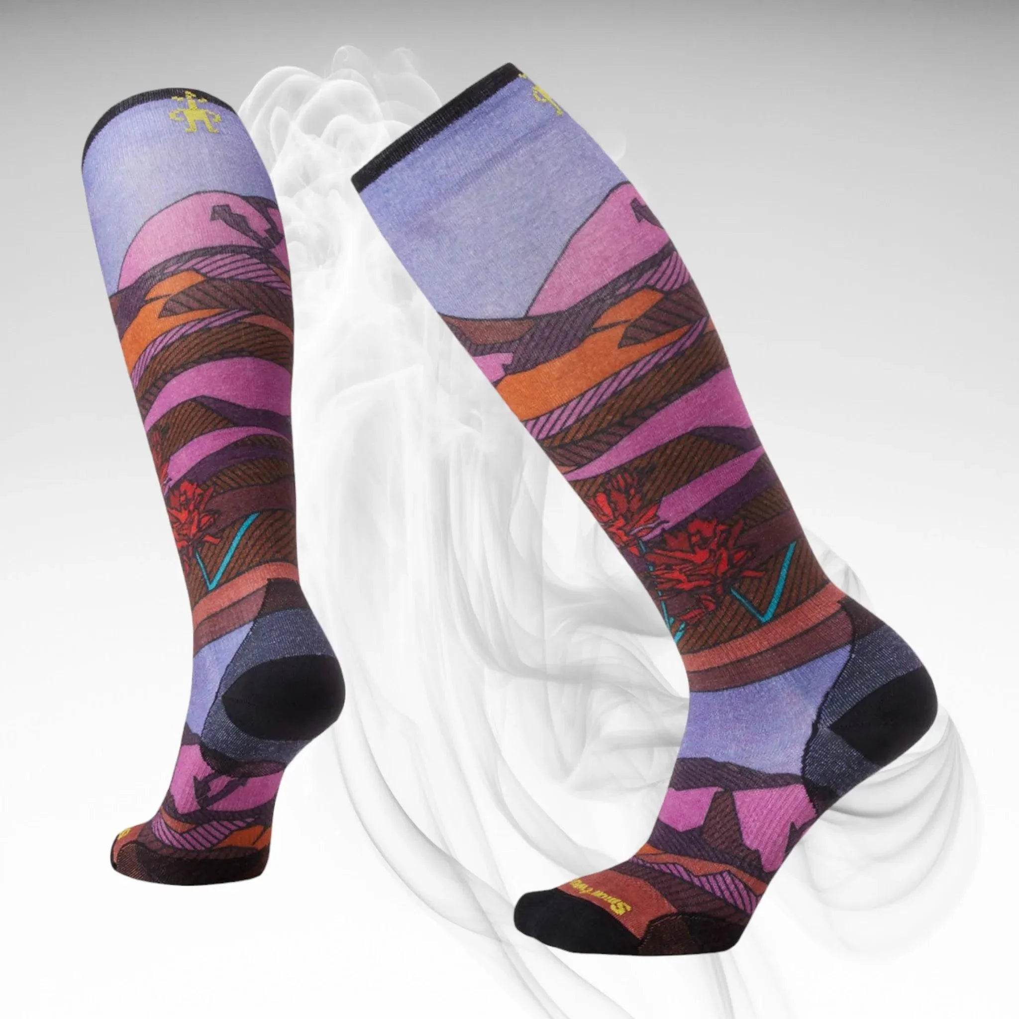 Smartwool Women's Zero Cushion Floral Field Sock - Dash Racegear Store