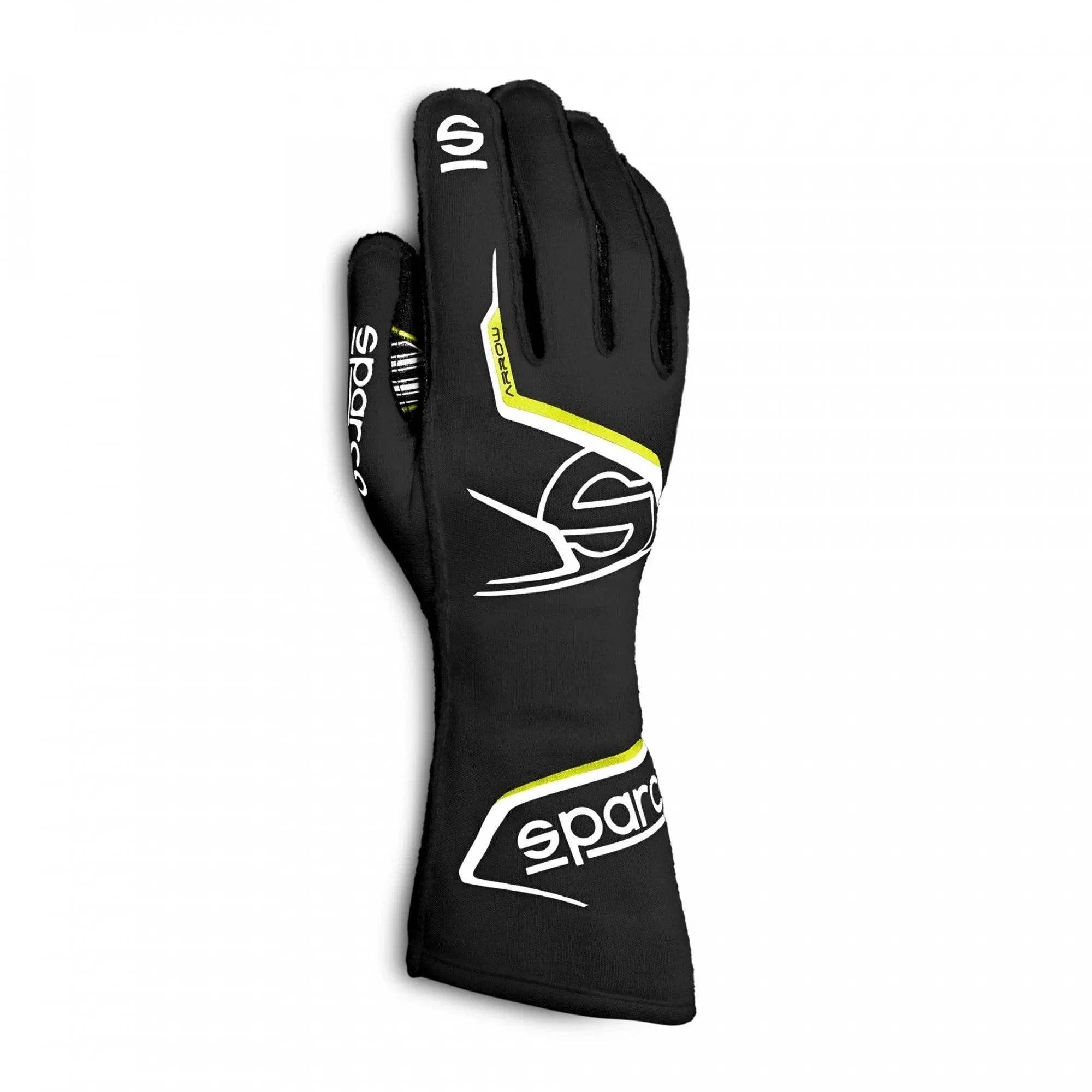 Sparco Arrow-K Kart Gloves BLACK YELLOW