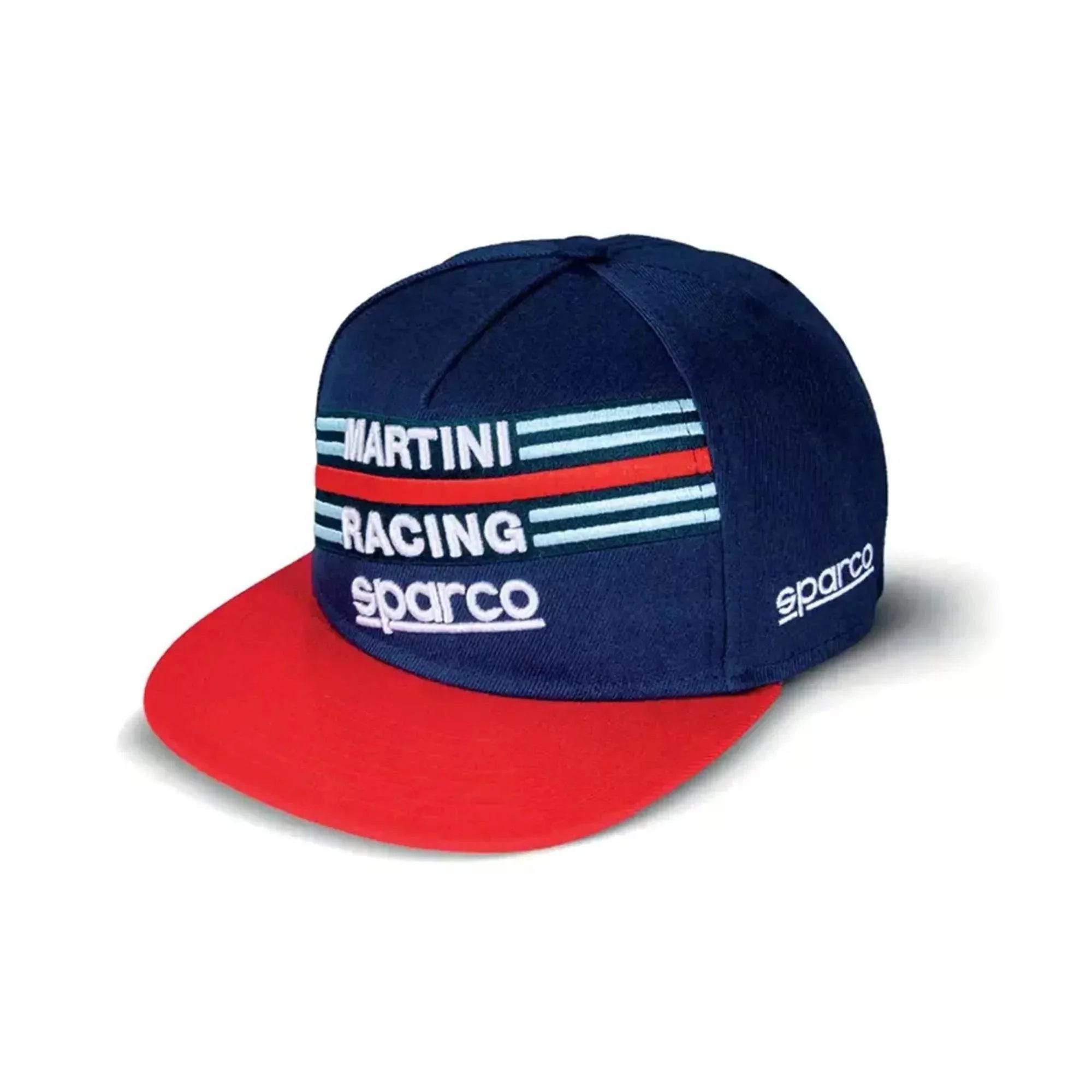 Sparco Cap Flat Visor Martini Racing - Dash Racegear Store