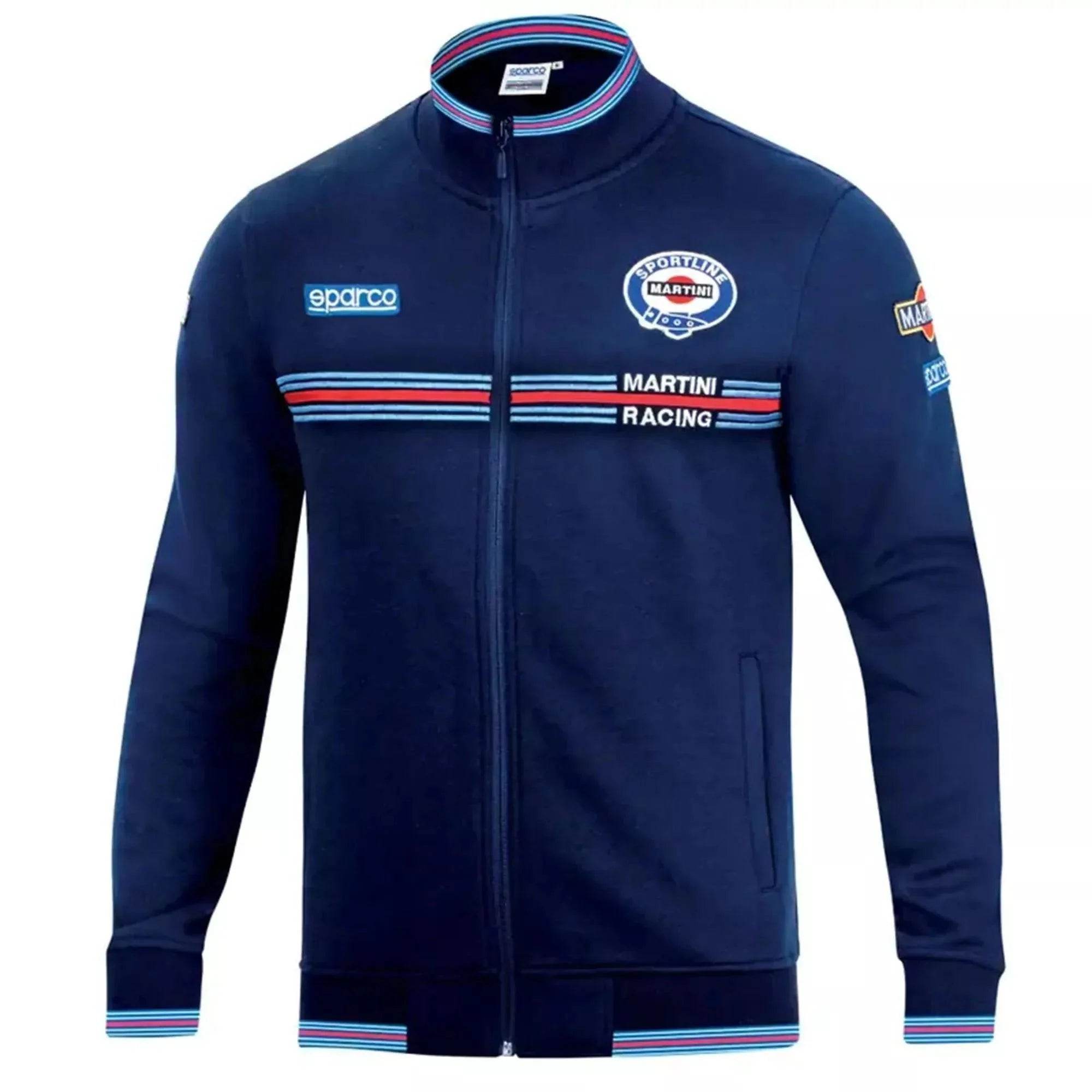 Sparco Full Zip Sweatshirt Martini Racing - Dash Racegear Store
