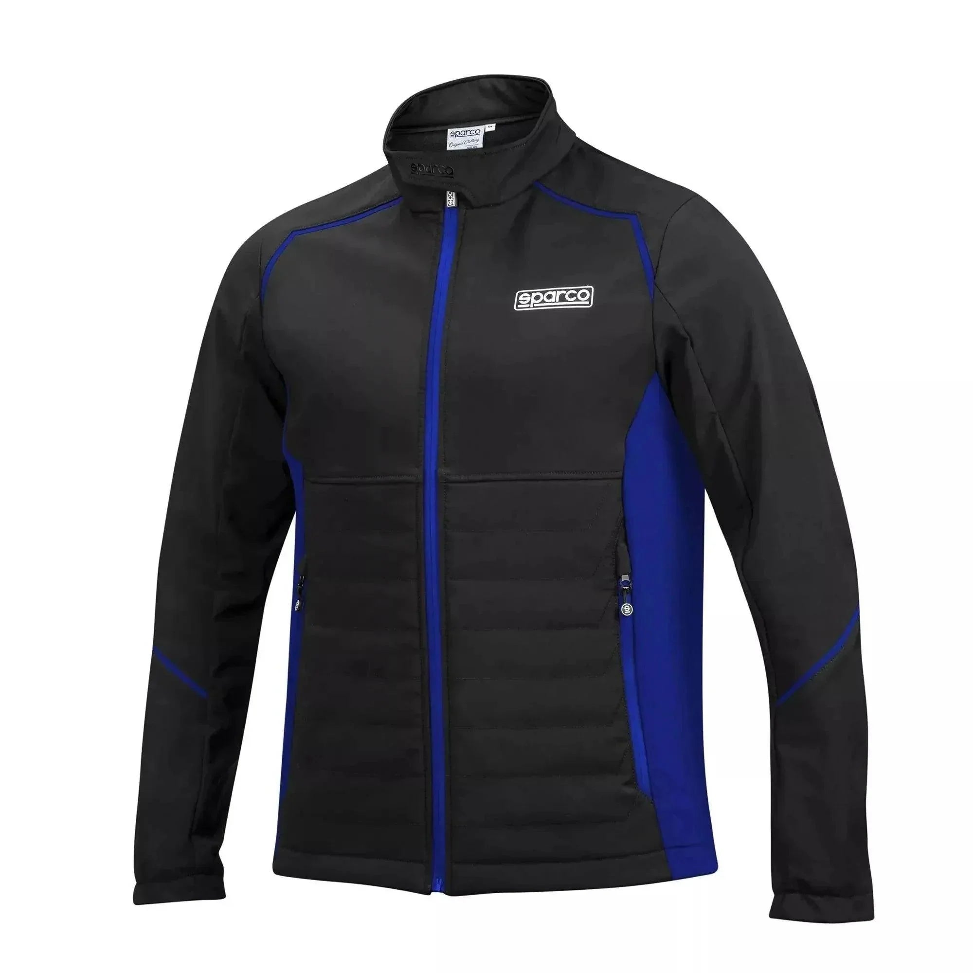 Sparco Softshell Jacket Black Blue