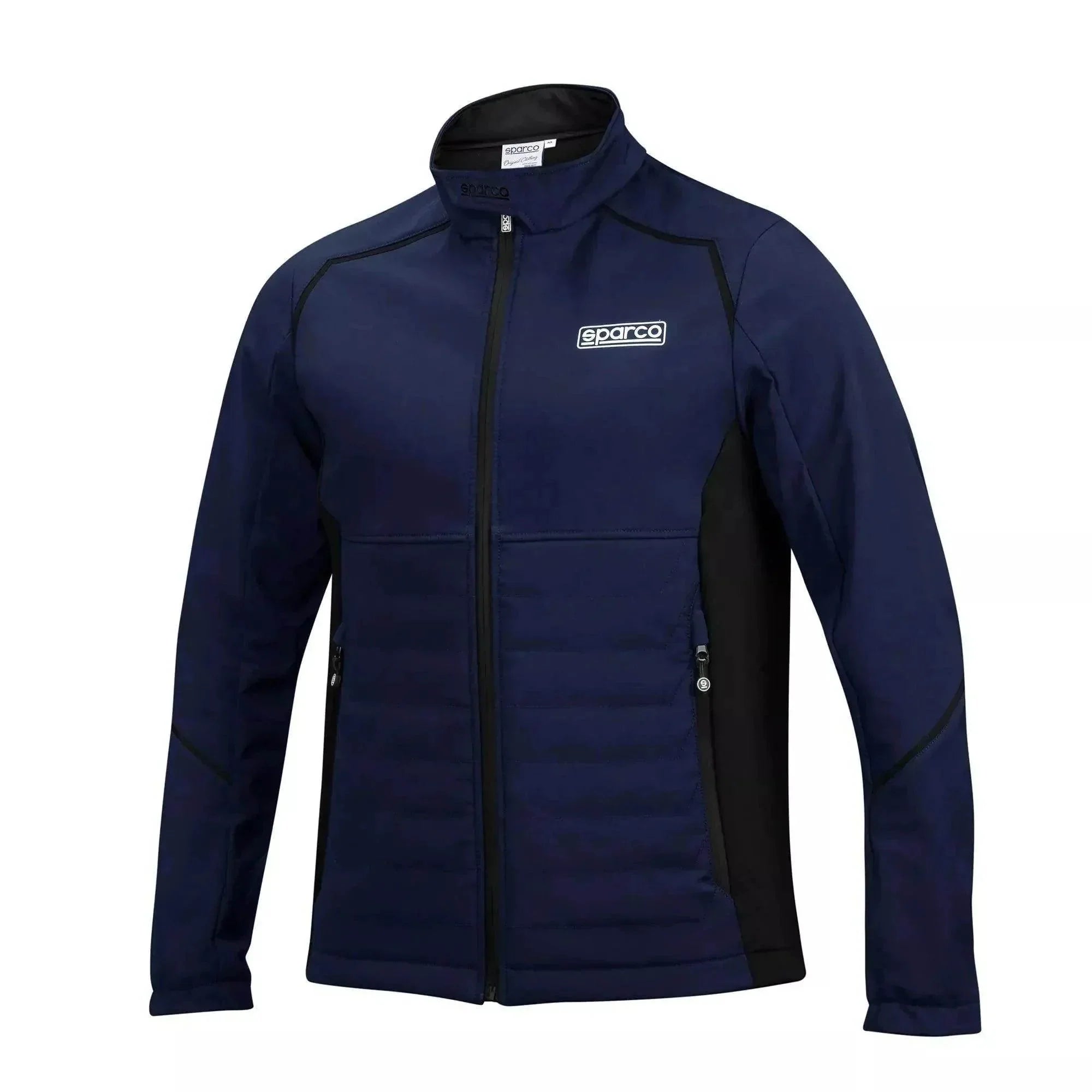 Sparco Softshell Jacket Navy Blue Black