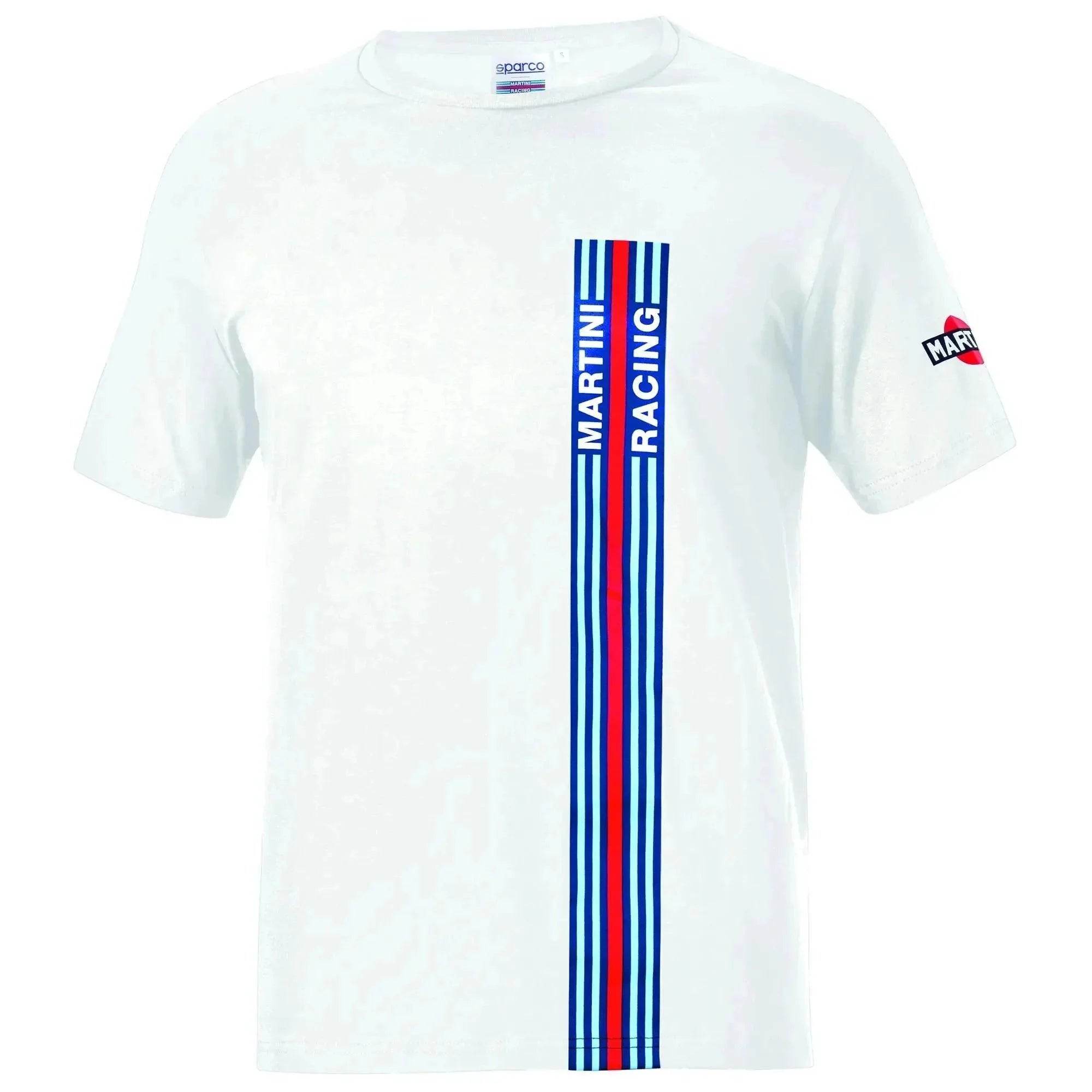 Sparco T-Shirt Big Stripes Martini Racing - Dash Racegear Store