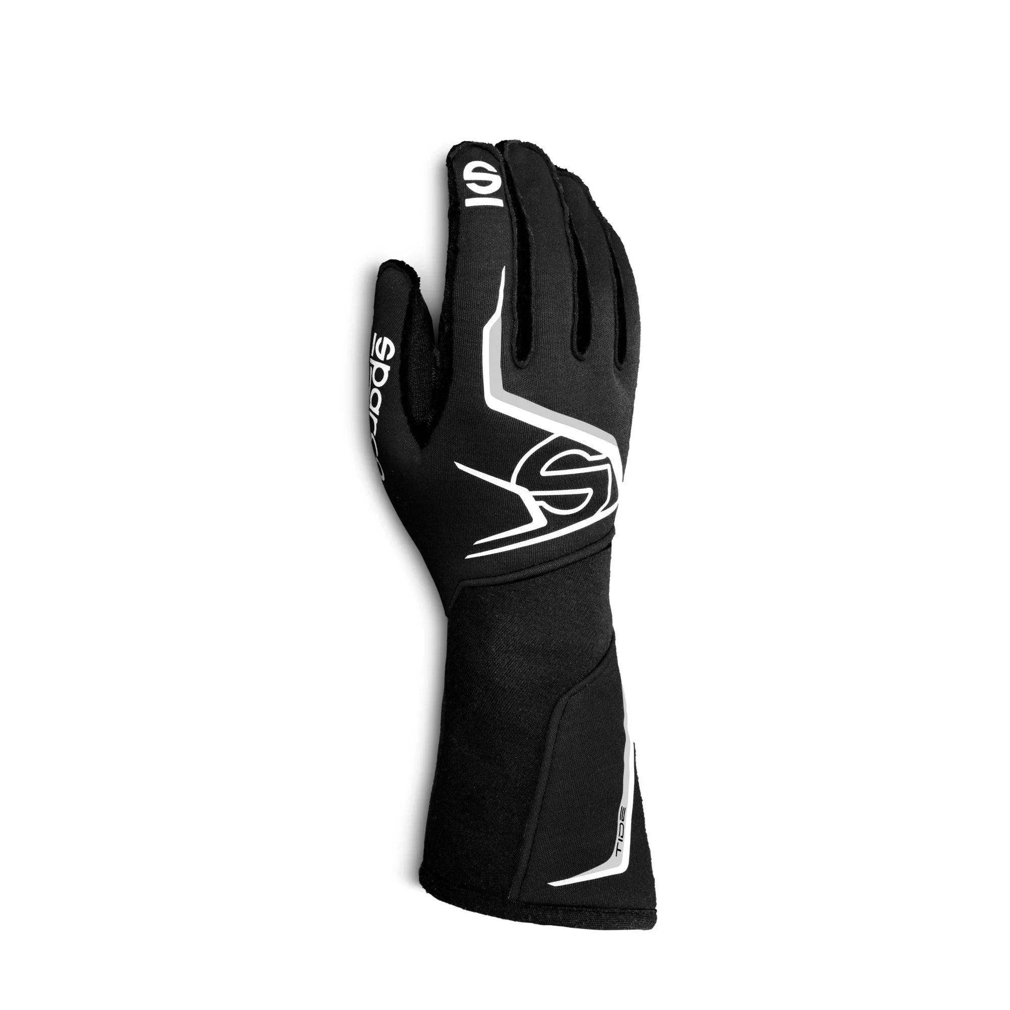 Sparco Tide-K Kart Gloves black white