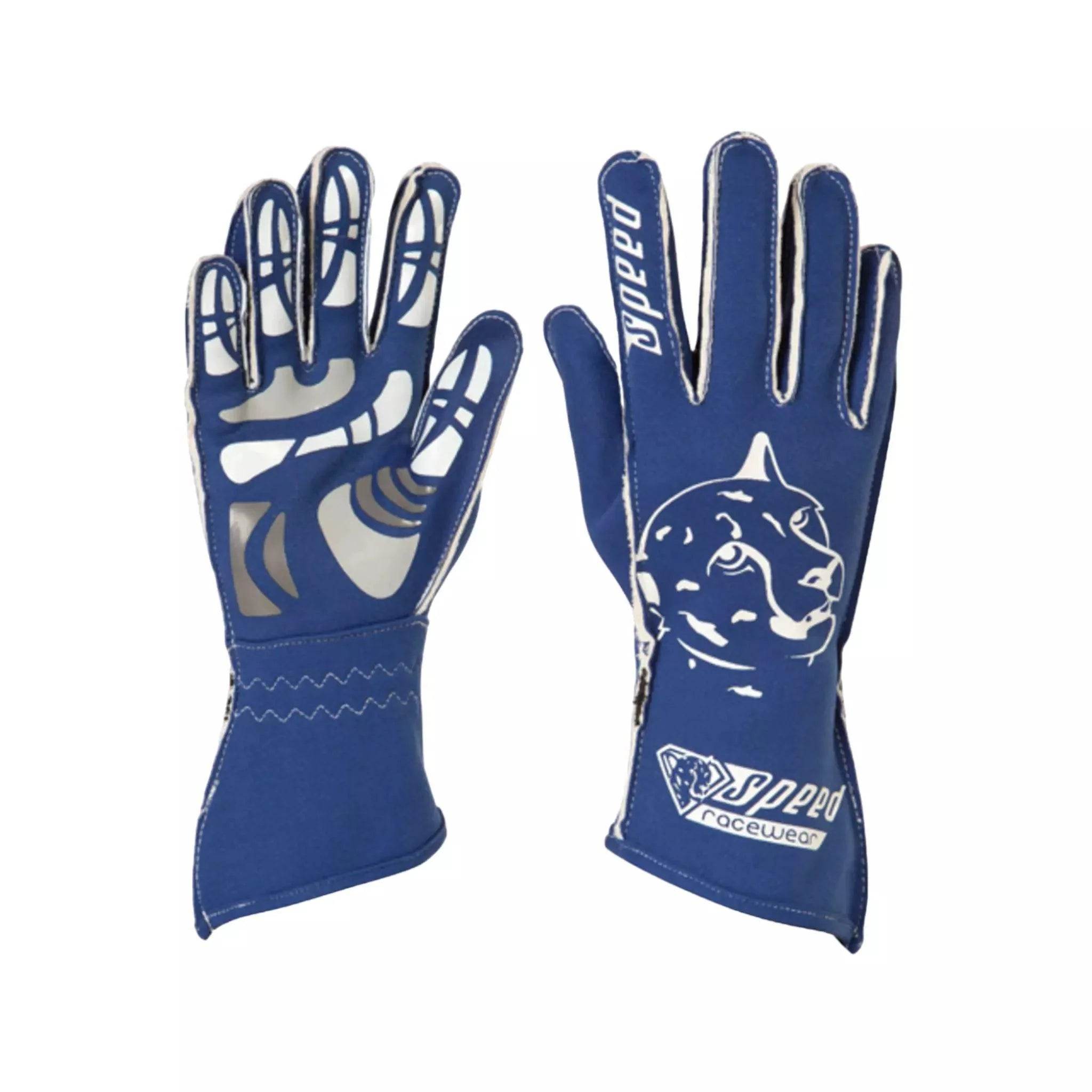 Speed gloves melbourne G-2 blue/ white - Dash Racegear Store