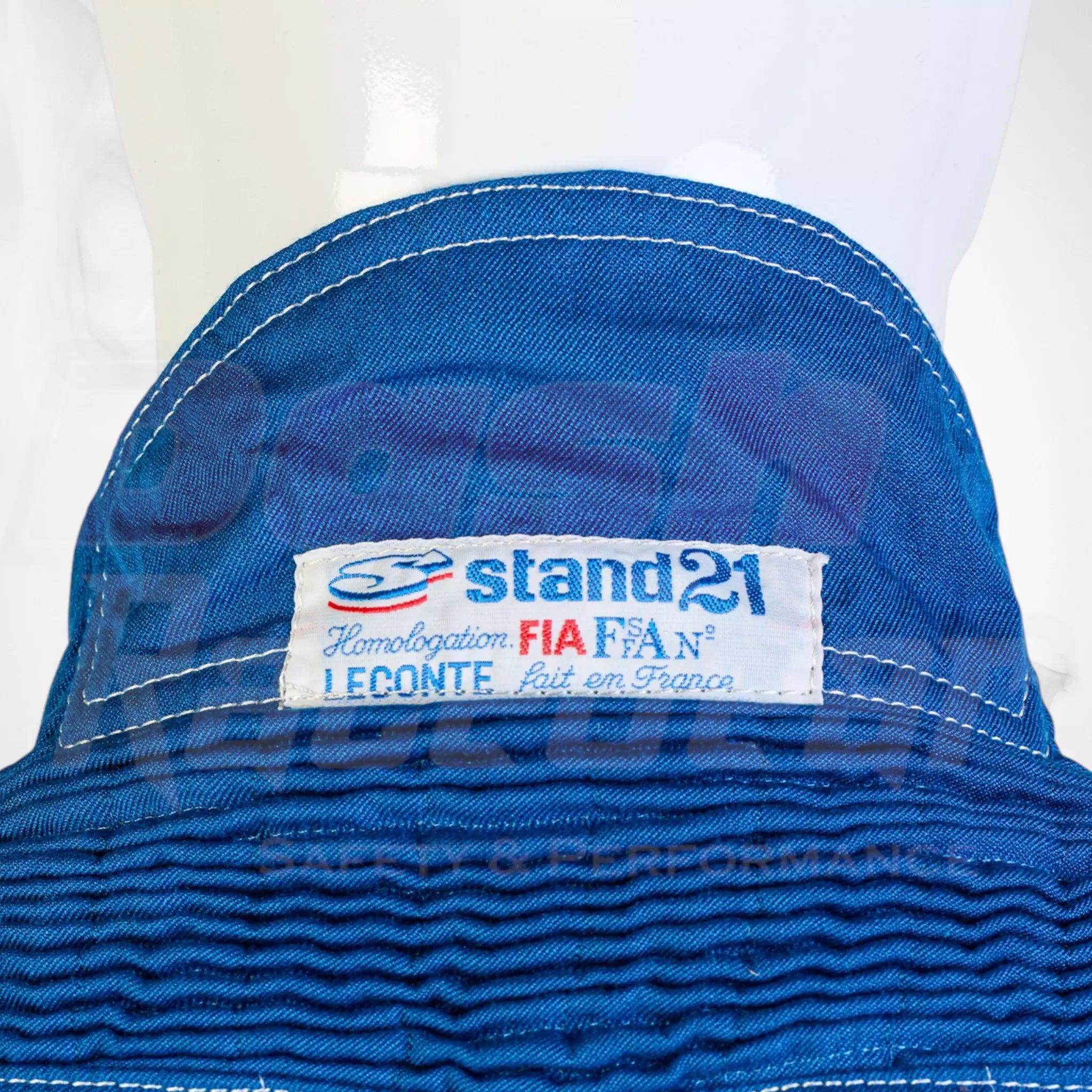 Stand 21 LeConte Blue NIGEL MANSELL’S Race Suit - Dash Racegear Store