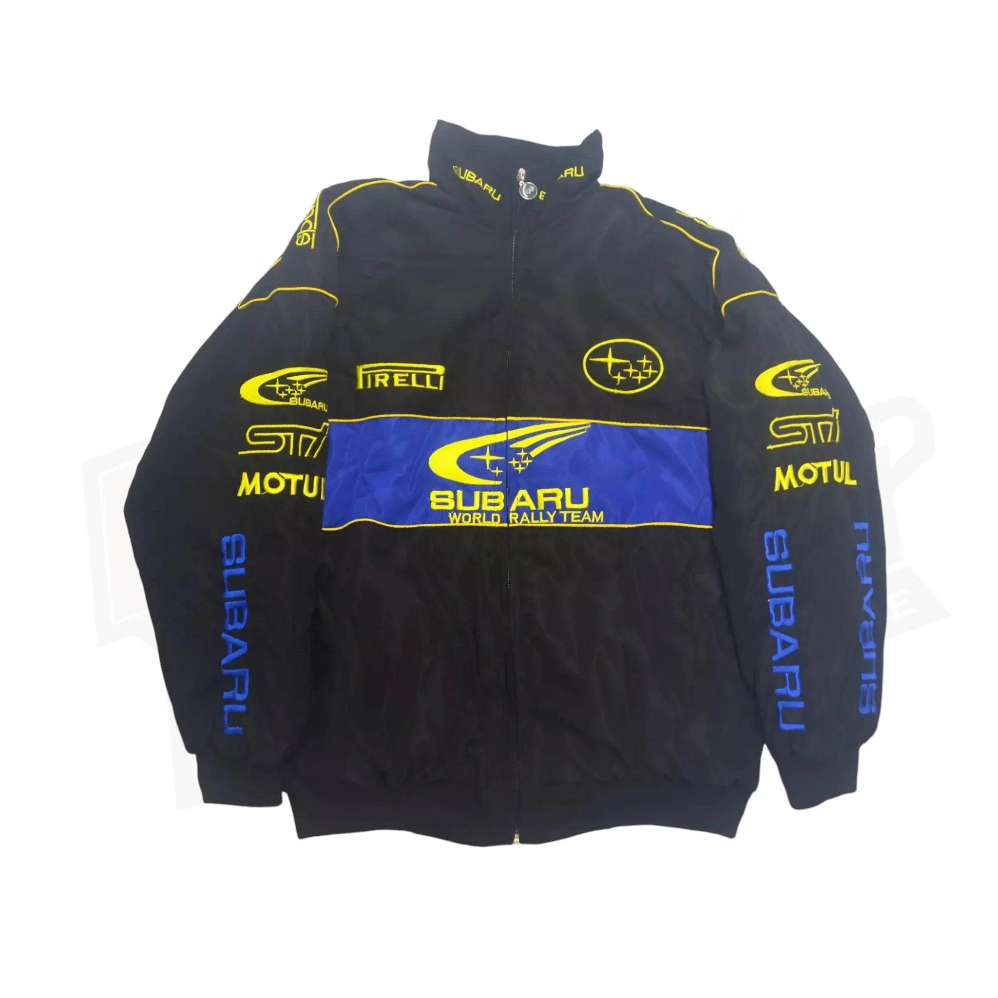 Subaru F1 Racing Y2K Embroidered Bomber Jacket - Dash Racegear Store