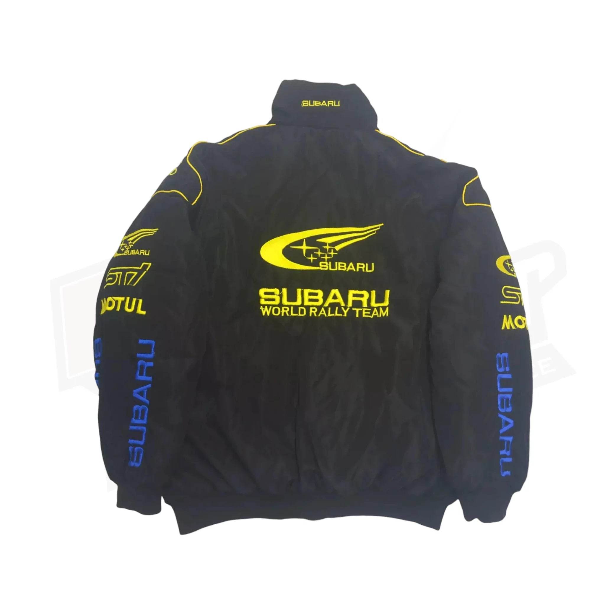 Subaru F1 Racing Y2K Embroidered Bomber Jacket - Dash Racegear Store