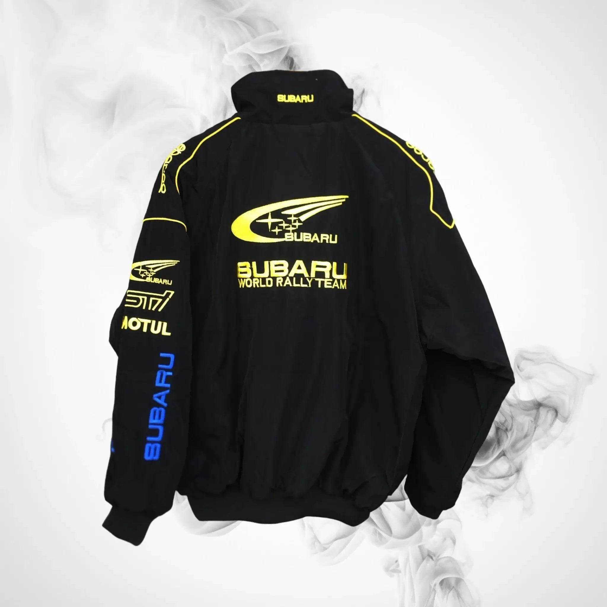 Subaru Racing Vintage Zip Up Unisex Jacket - Dash Racegear Store