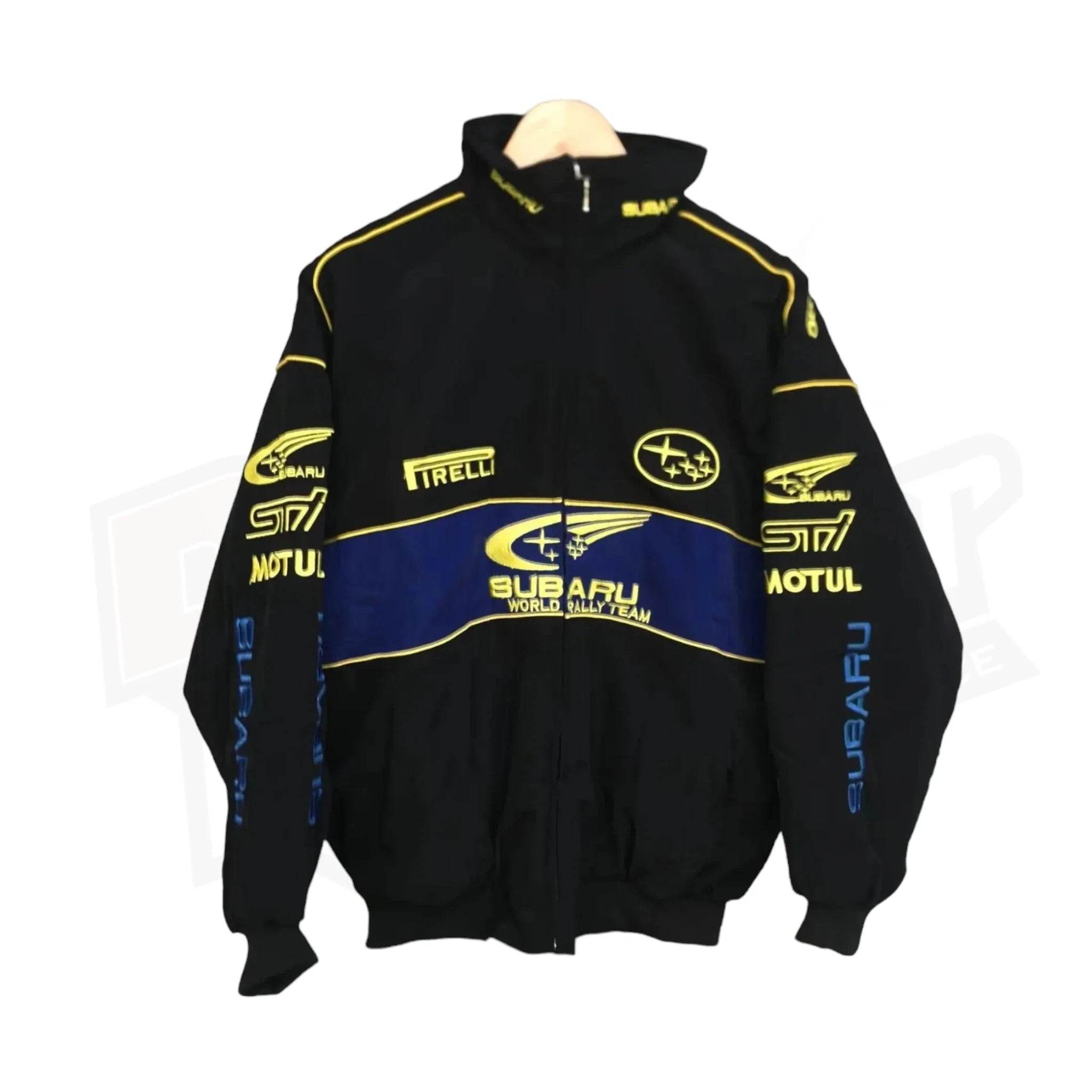 Subaru Racing Vintage Zip Up Unisex Jacket - Dash Racegear Store