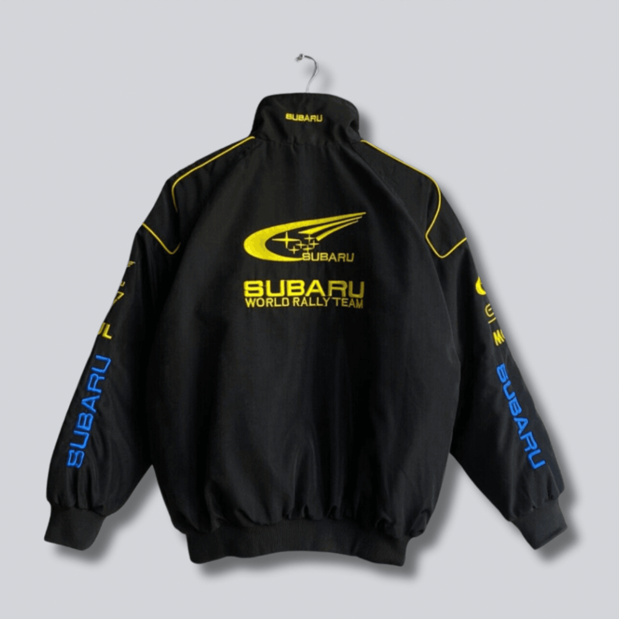 Subaru Rally Vintage Black Jacket - Dash Racegear Store