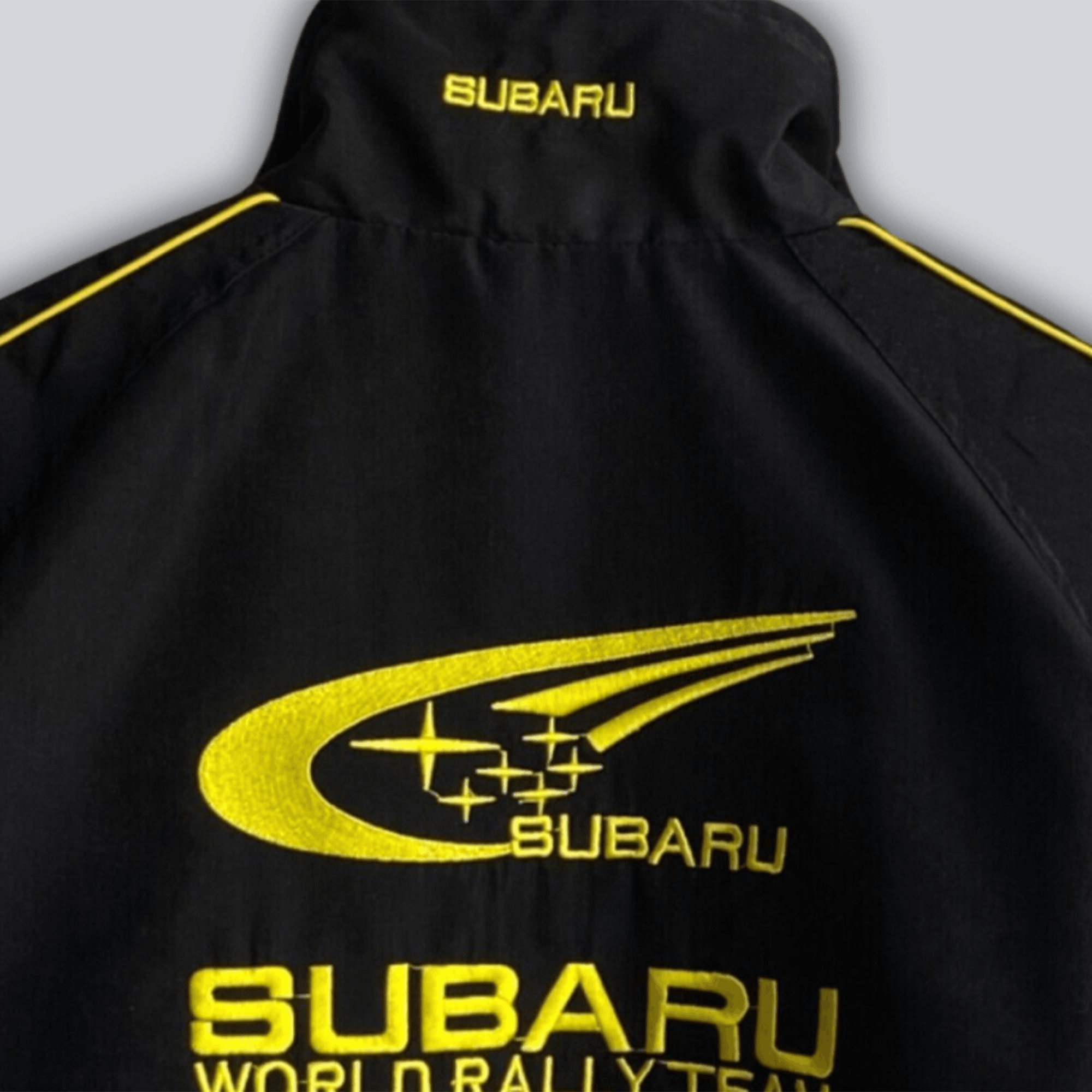 Subaru Rally Vintage Black Jacket - Dash Racegear Store