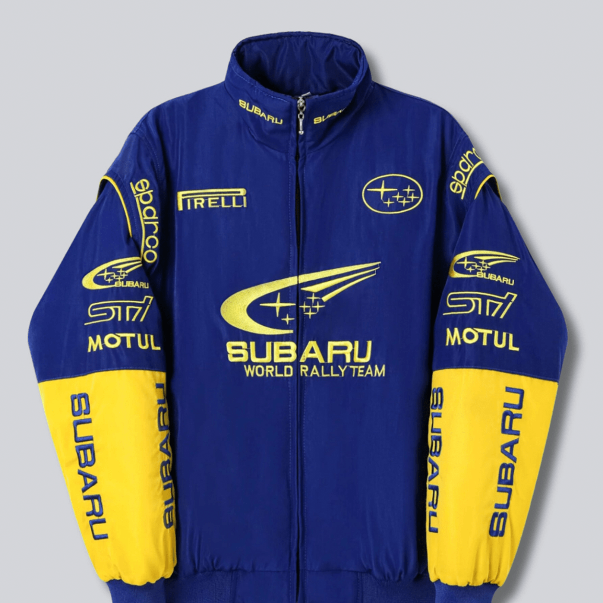 Subaru Rally Vintage Blue Jacket - Dash Racegear Store