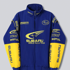 Subaru Rally Vintage Blue Jacket