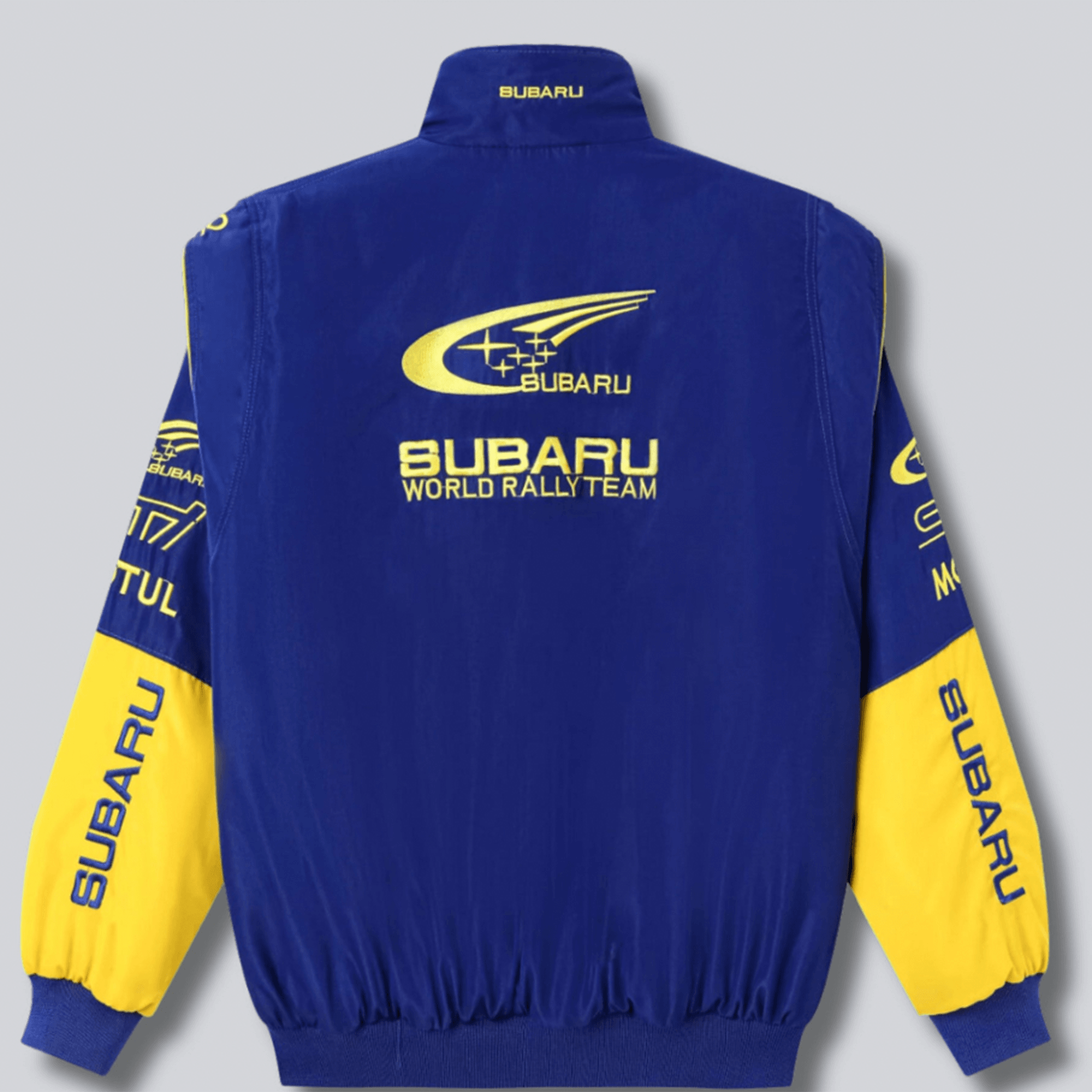 Subaru Rally Vintage Blue Jacket - Dash Racegear Store