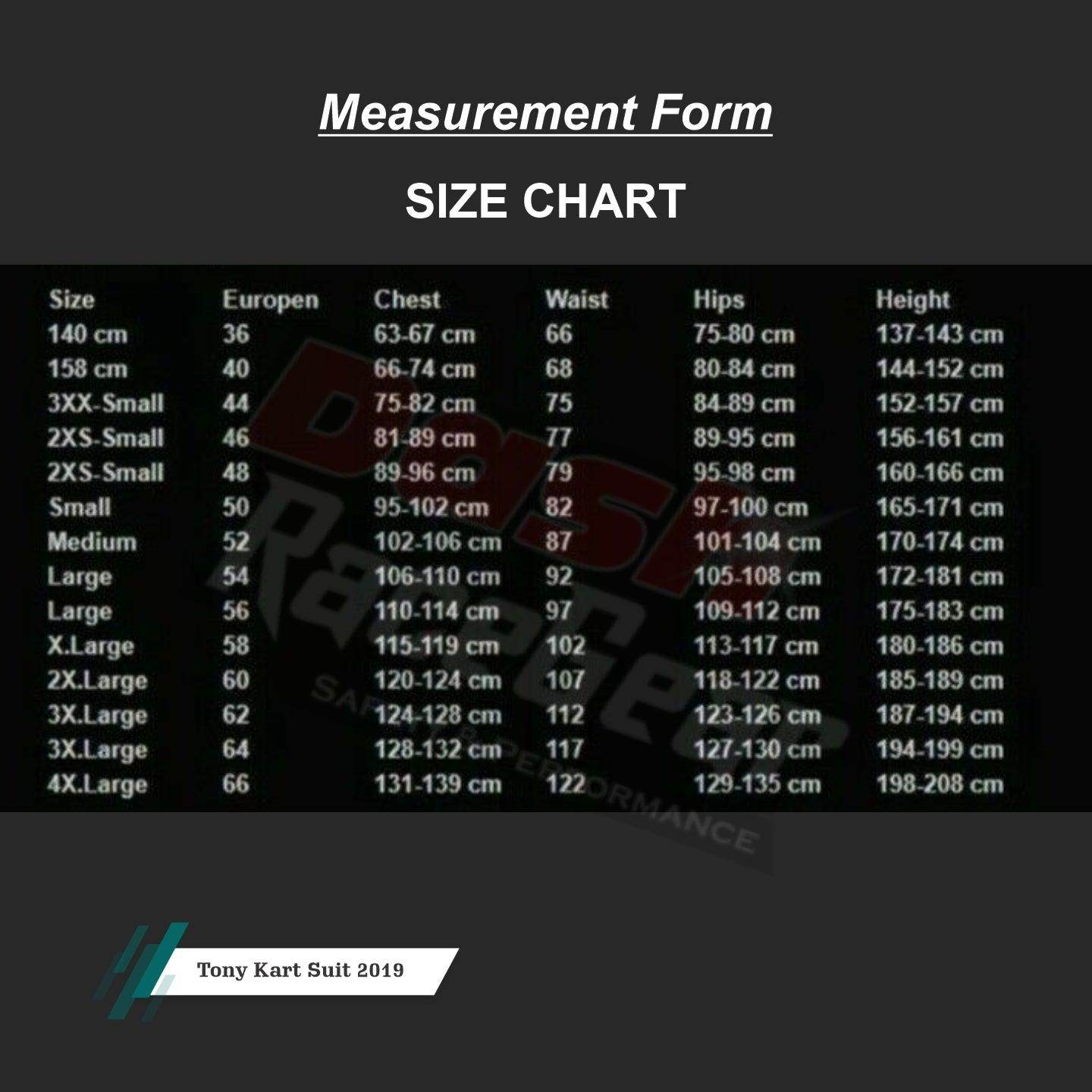 TONY KART OMP 2019 DRIVER OVERALL - Dash Racegear Store