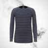 Ski Termoactive T-shirt Odlo Active Warm Eco Kids Stripes BL Top Crew Neck L/S - 2023/24 - Dash Racegear Store