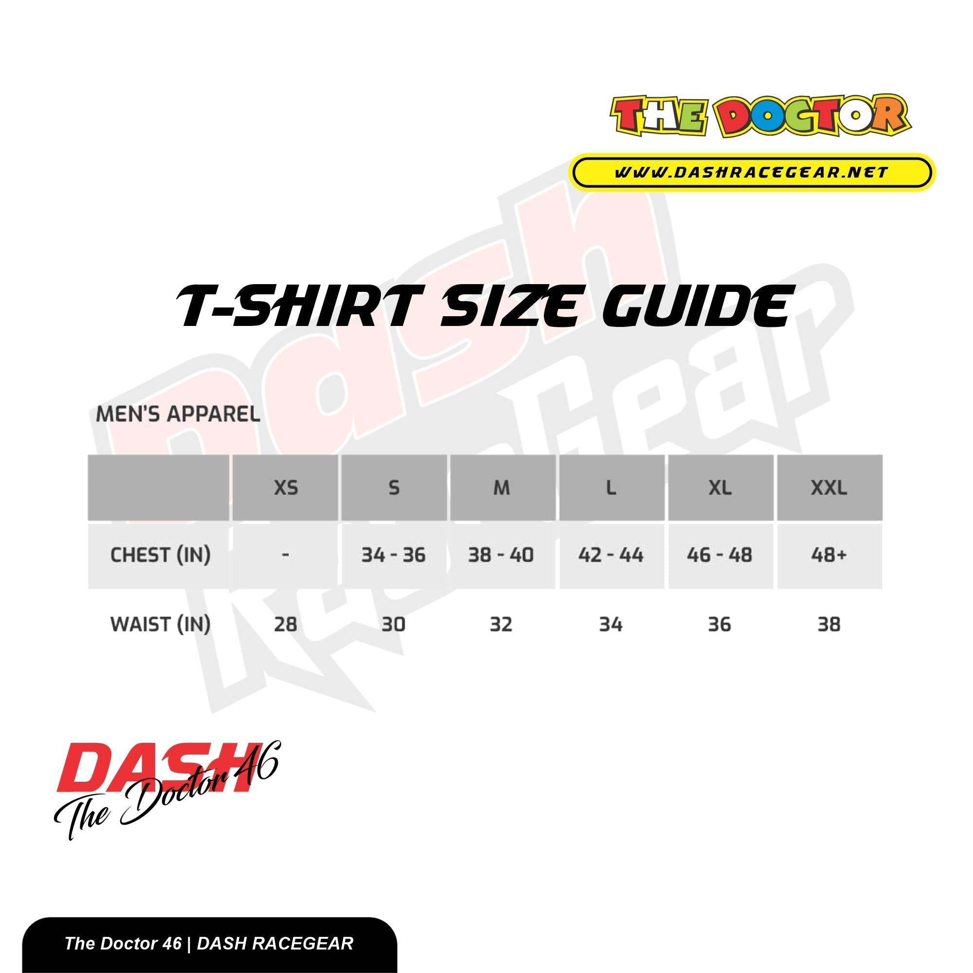 The Doctor Valentino Rossi Racing VR 46 T-SHIRT - Dash Racegear Store