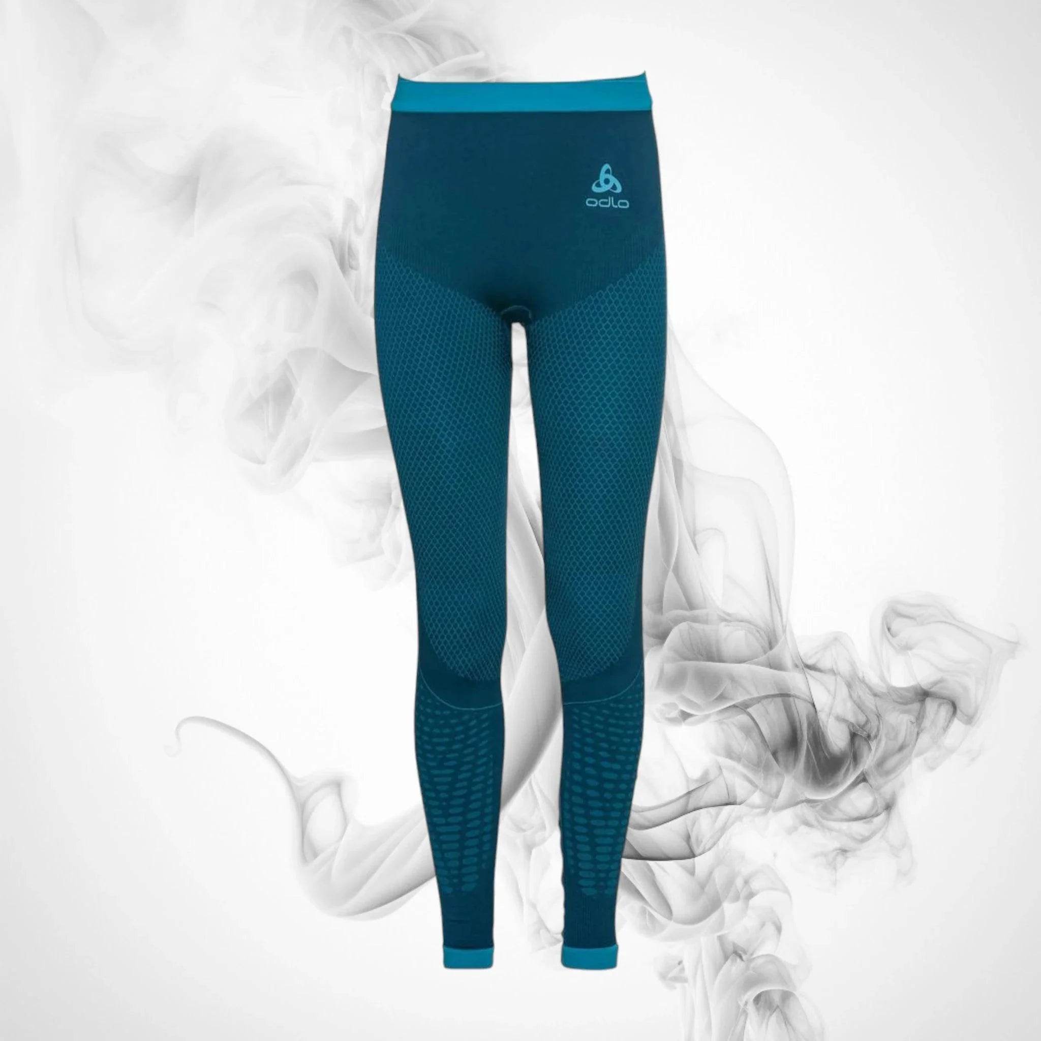 Ski Thermal Underwear ODLO Performance Warm Kids BL Bottom Long Dark Sapphire/Indigo Bunting - 2022/23 - Dash Racegear Store