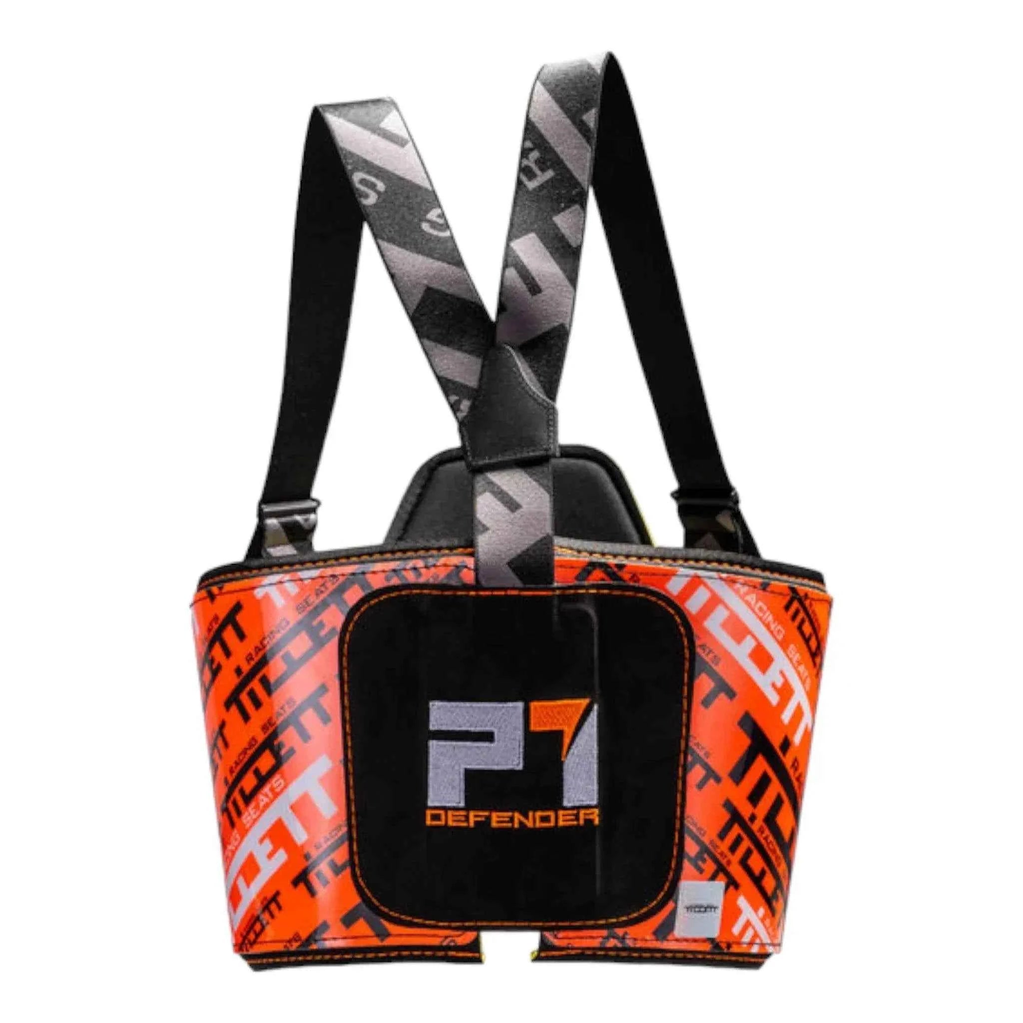 Tillett P1 Defender FIA Approved Karting Rib Protector Orange