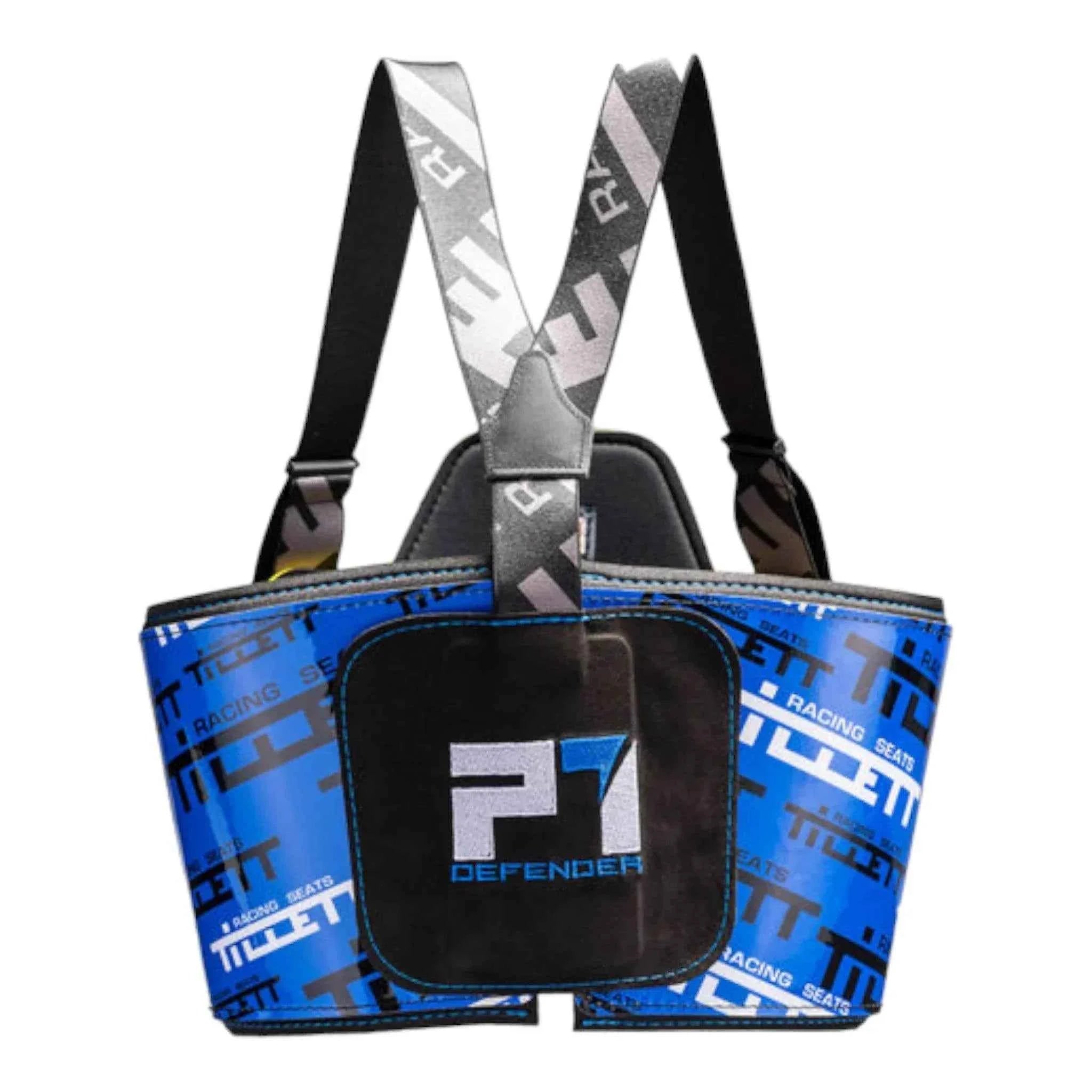 Tillett P1 Defender FIA Approved Karting Rib Protector Blue