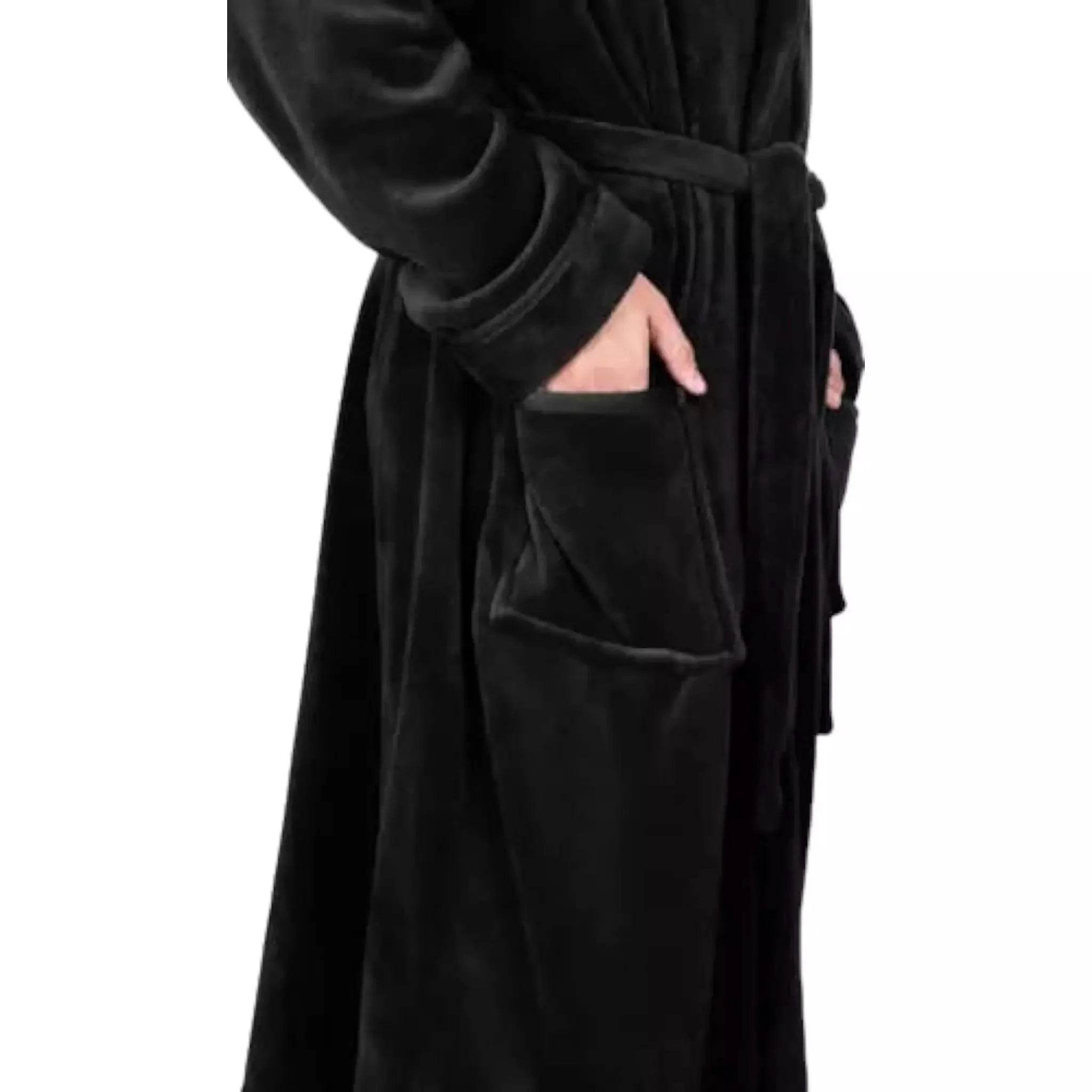 Unisex Fleece Hooded Bathrobes - Dash Racegear Store