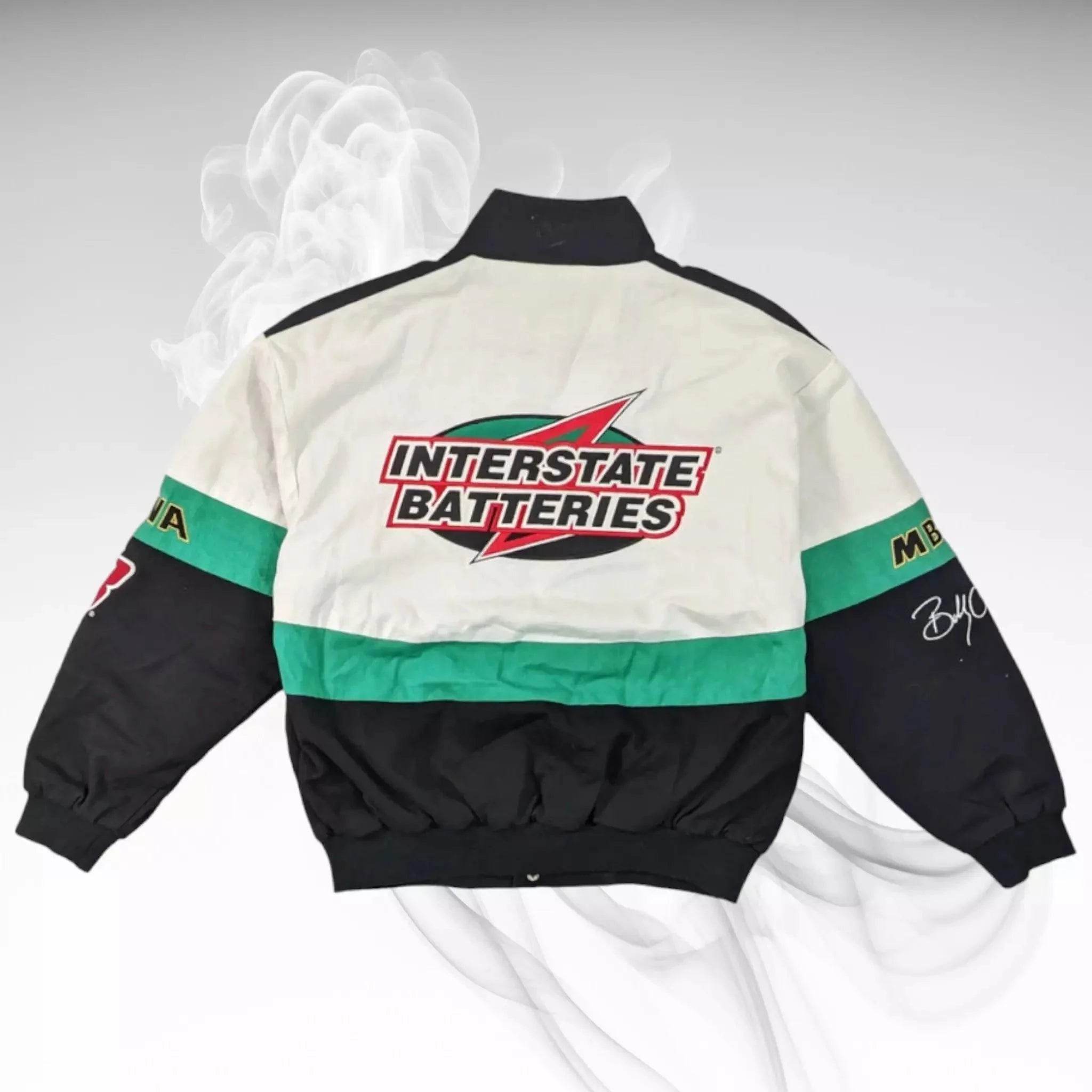 VINTAGE INTERSTATE BATTERIES NASCAR RACING JACKET - Dash Racegear Store