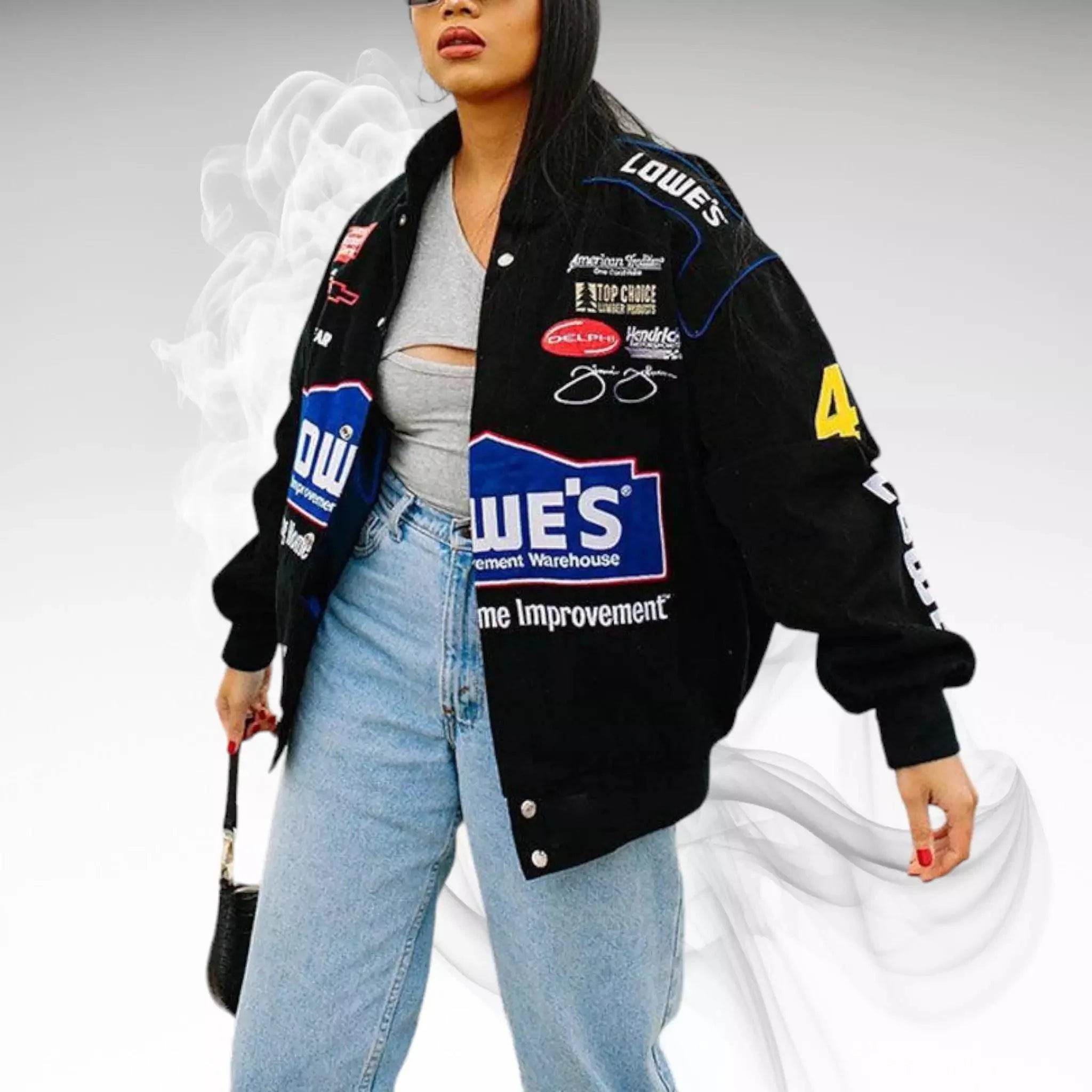 Vintage Lowe's Nascar Racing Jacket - Dash Racegear Store