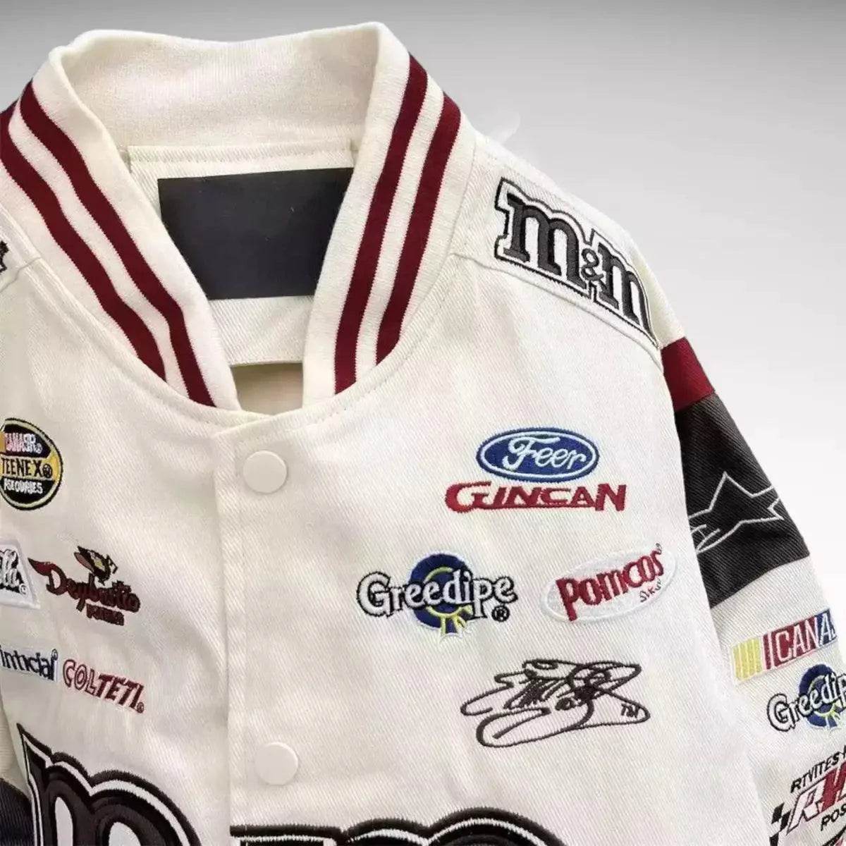 Vintage M&M Racing Embroidered Jacket - Dash Racegear Store
