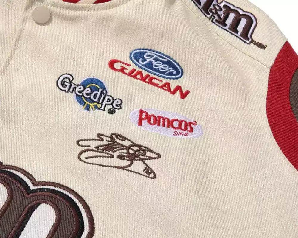 Vintage M&M Racing Embroidered Jacket - Dash Racegear Store