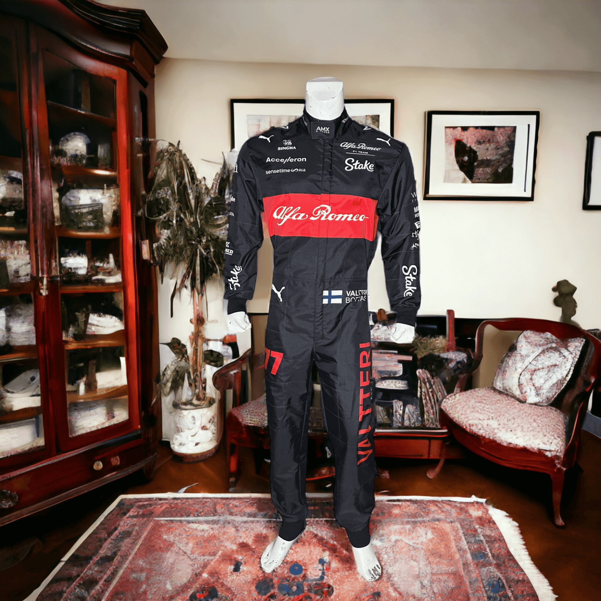 Valtteri Bottas Alfa Romeo Race Suit 2023 NEW - Dash Racegear Store