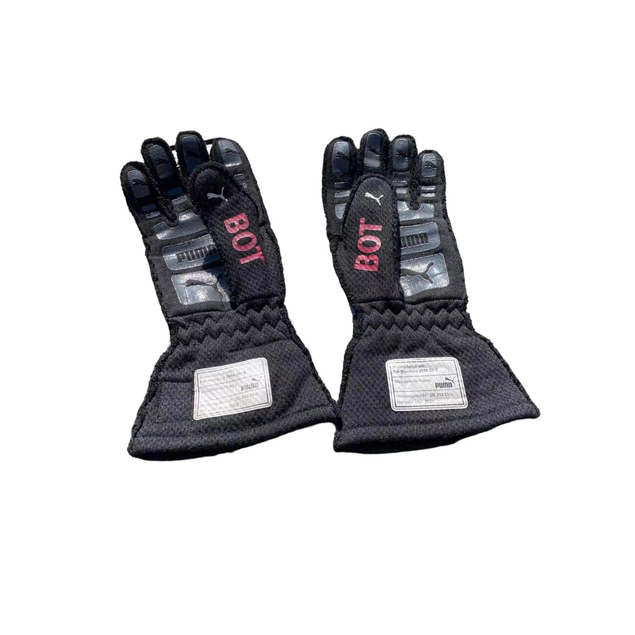 2023 Valtteri Bottas Miami Race Gloves - Dash Racegear Store