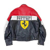 Vintage Ferrari Racing Leather Biker Jacket - Dash Racegear Store